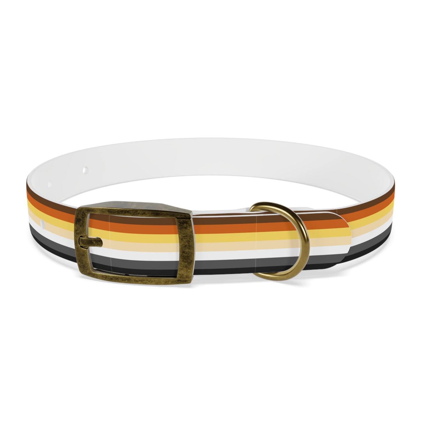 Bear Pride Flag Dog Collar