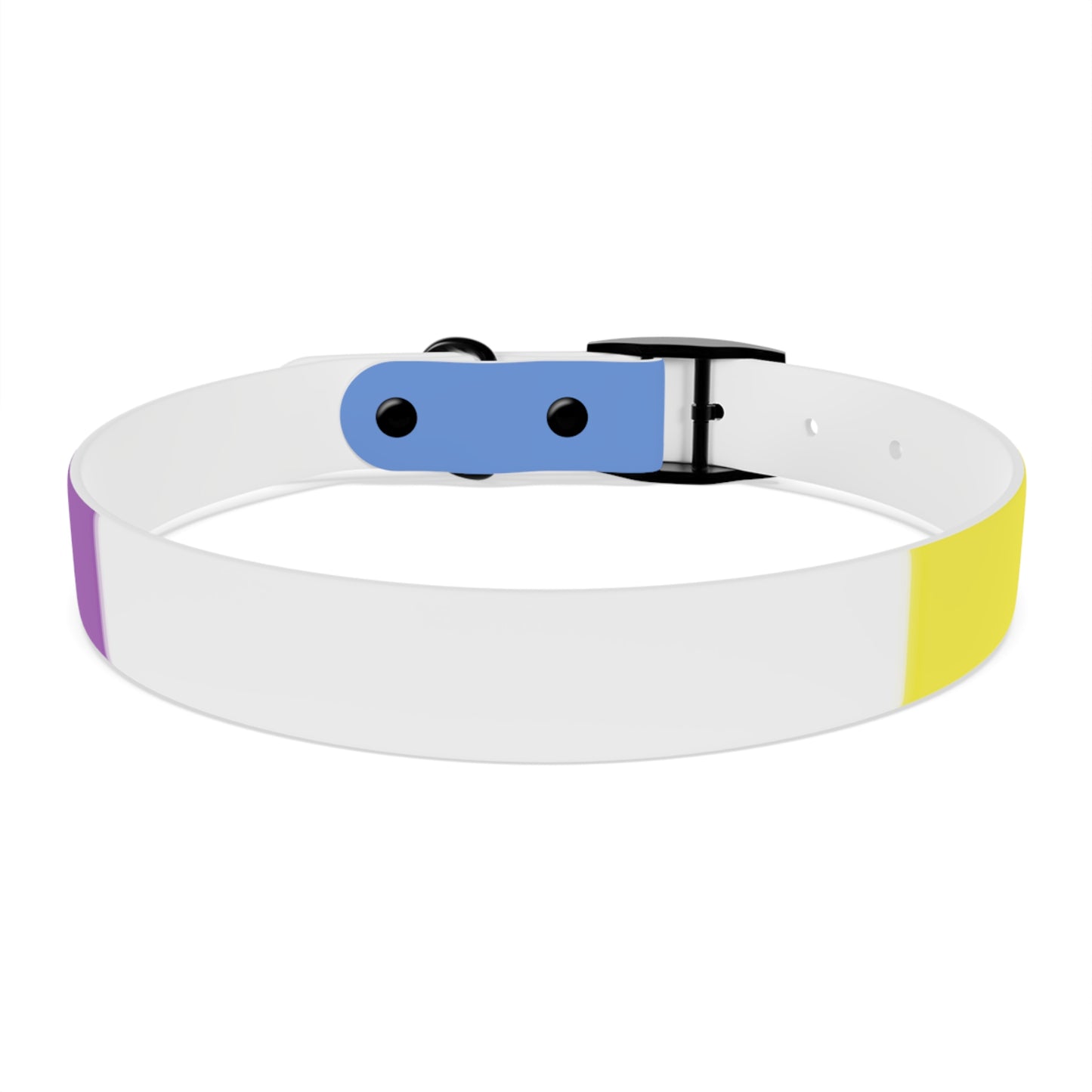 Bigender Pride Flag Dog Collar