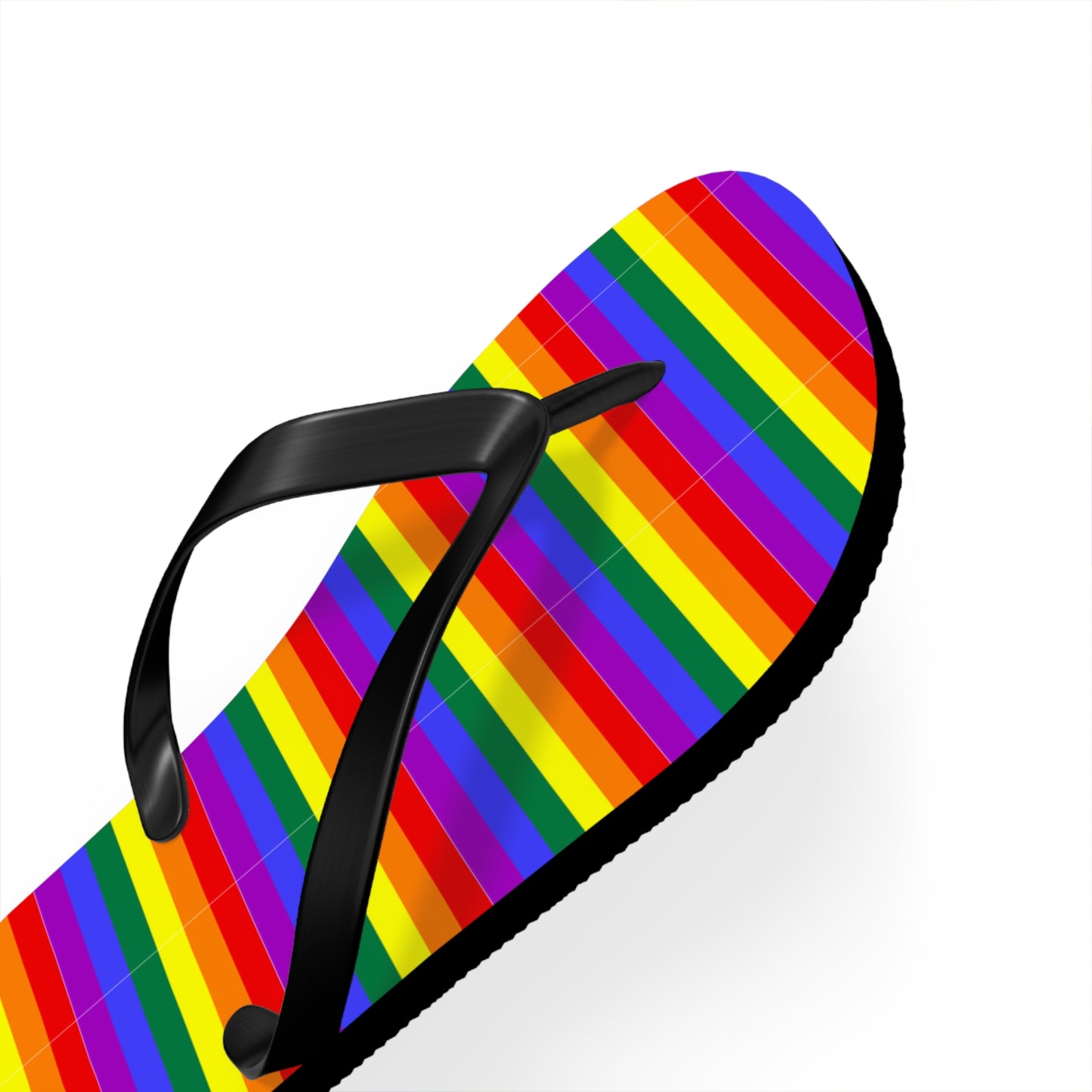 Pride Rainbow Flag Flip Flops for Summer Fun