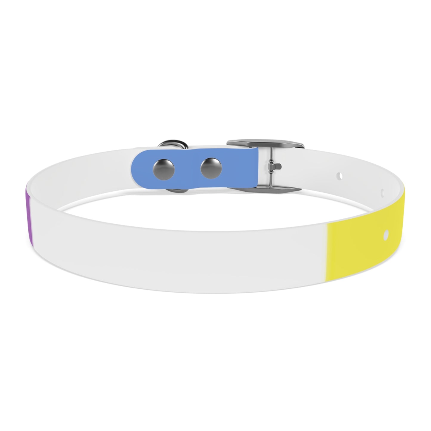 Bigender Pride Flag Dog Collar