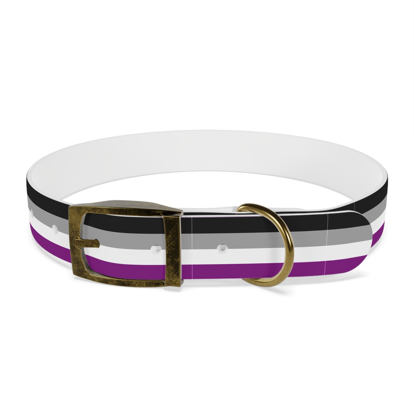 Asexual Pride Flag Dog Collar
