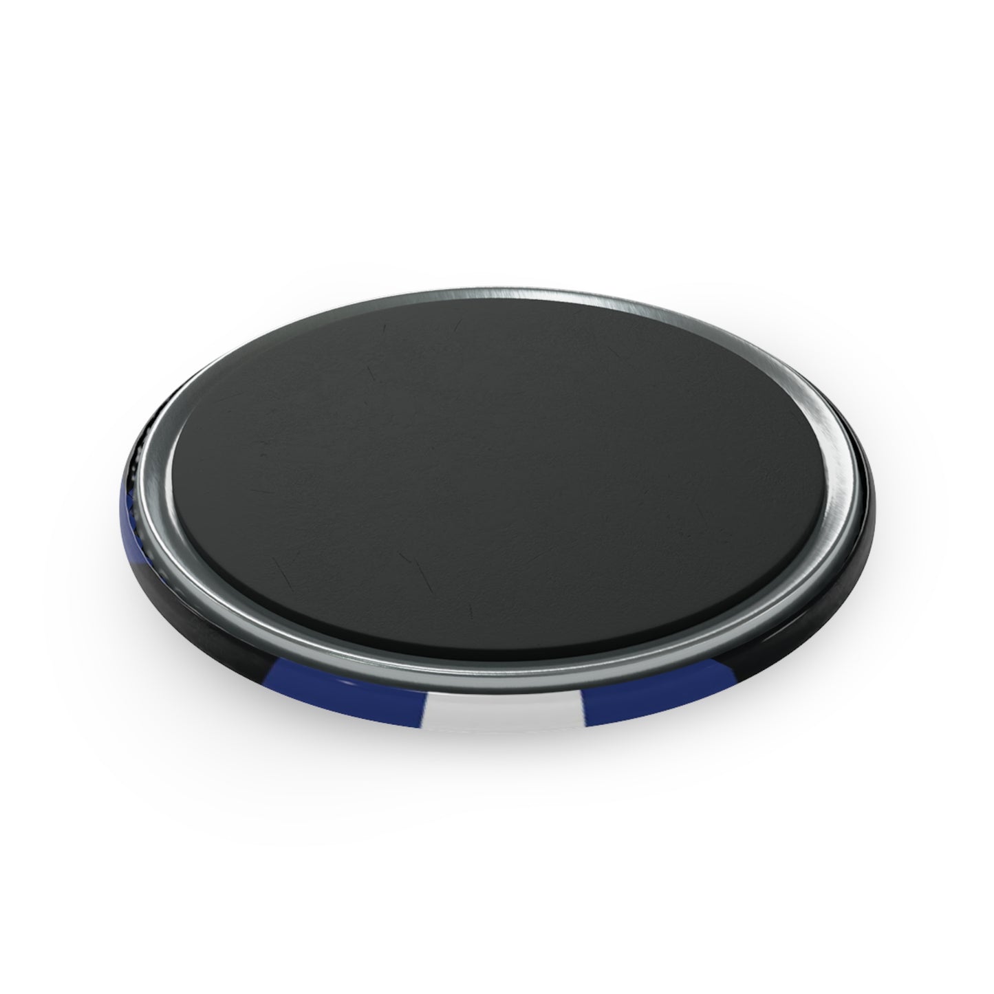 Boot Fetish Pride Flag Round Button Magnet