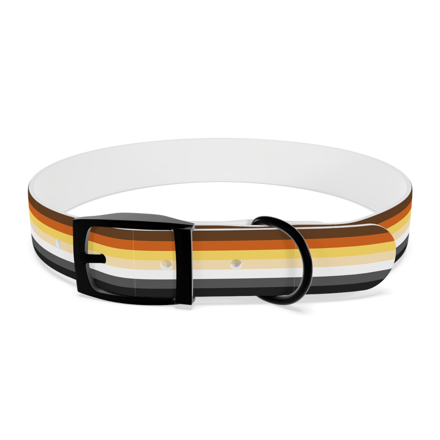 Bear Pride Flag Dog Collar