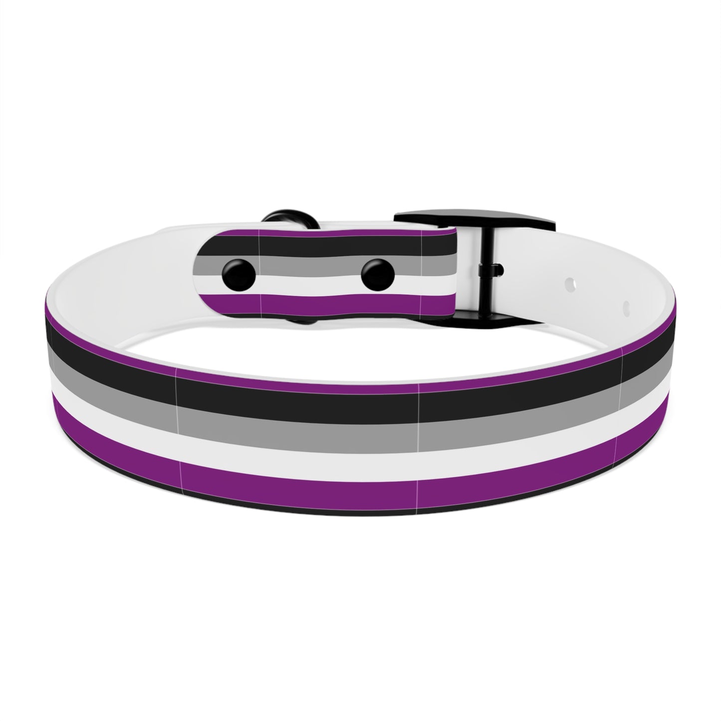 Asexual Pride Flag Dog Collar