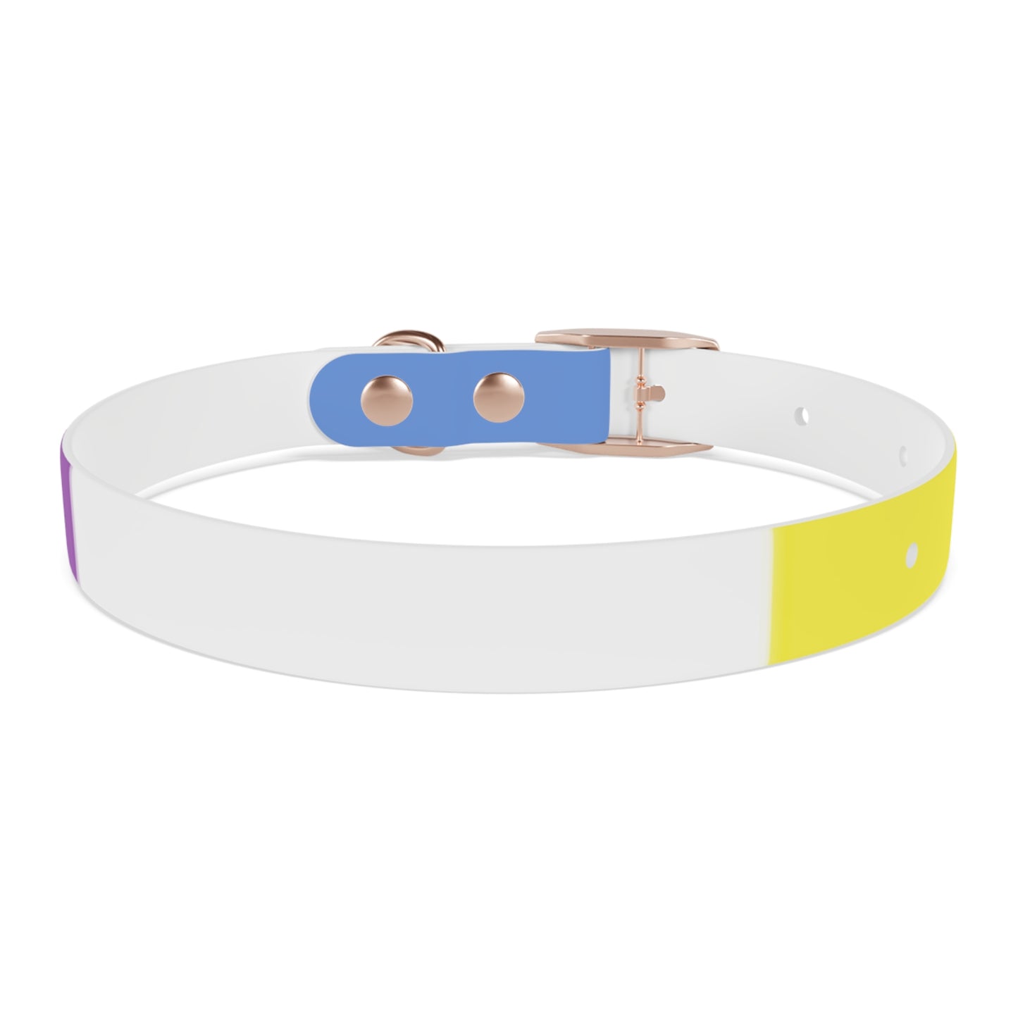 Bigender Pride Flag Dog Collar