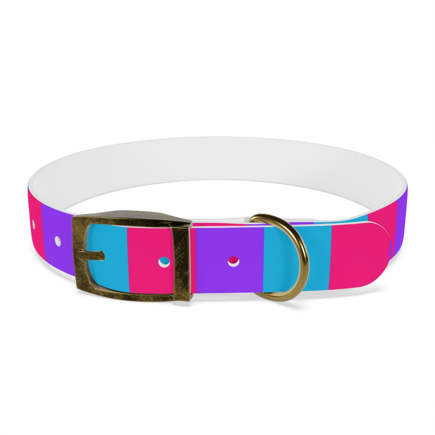 Androgyne Pride Flag Dog Collar