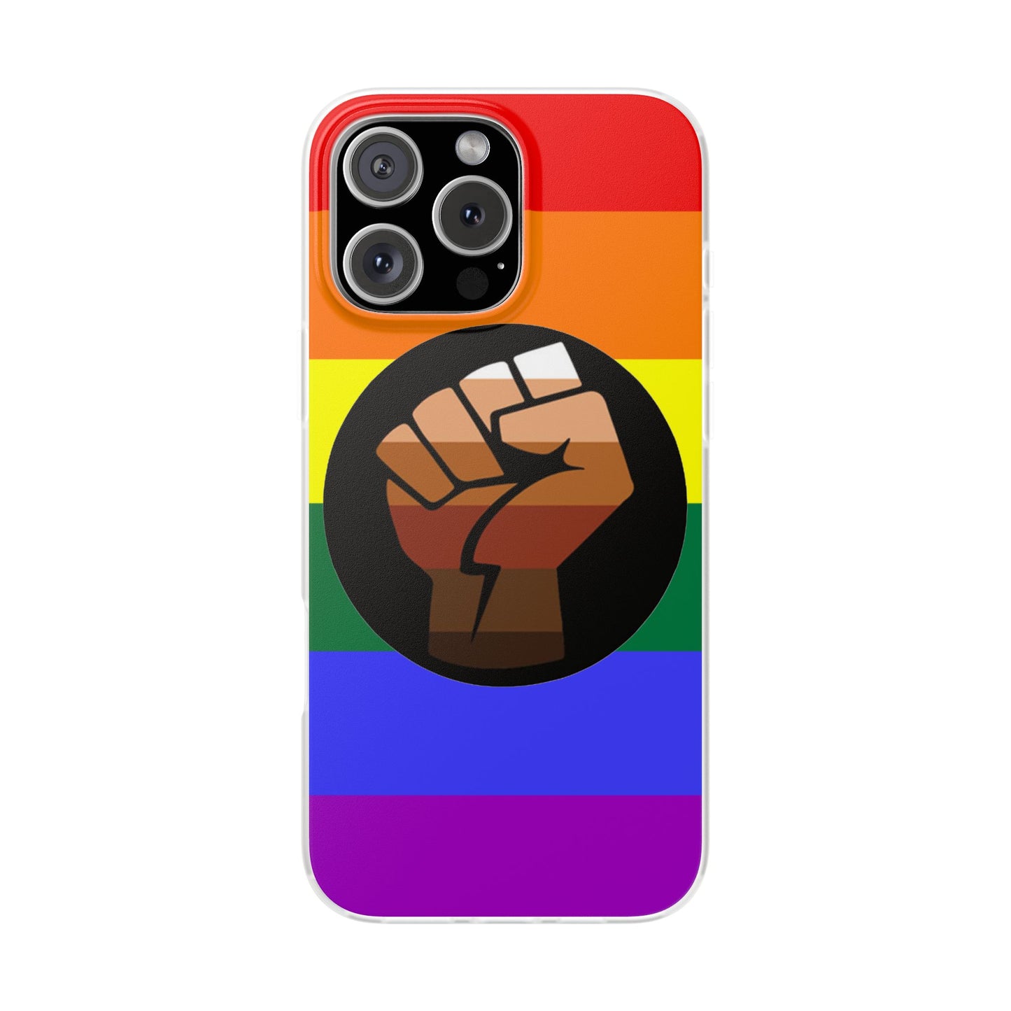 QPOC Pride Flag iPhone Flexi Case - Multiple Generations