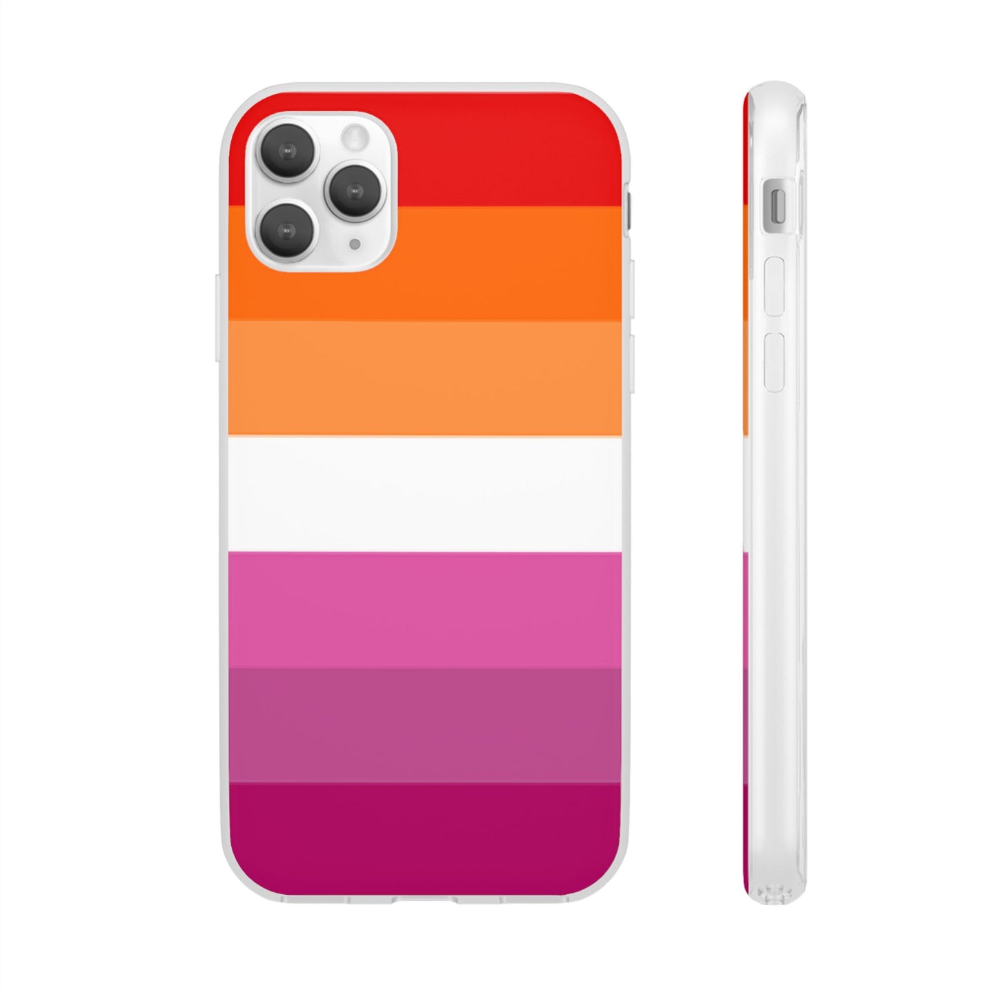Lesbian Pride Flag iPhone Flexi Case - Multiple Generations