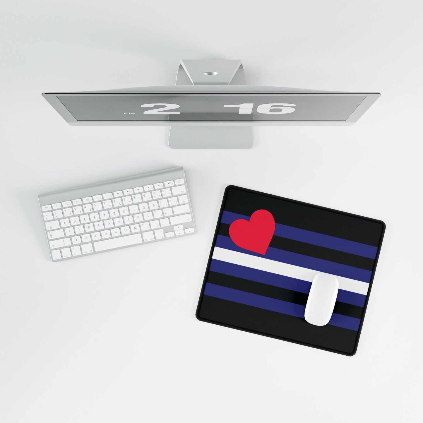 Leather Pride Flag Desk Mat