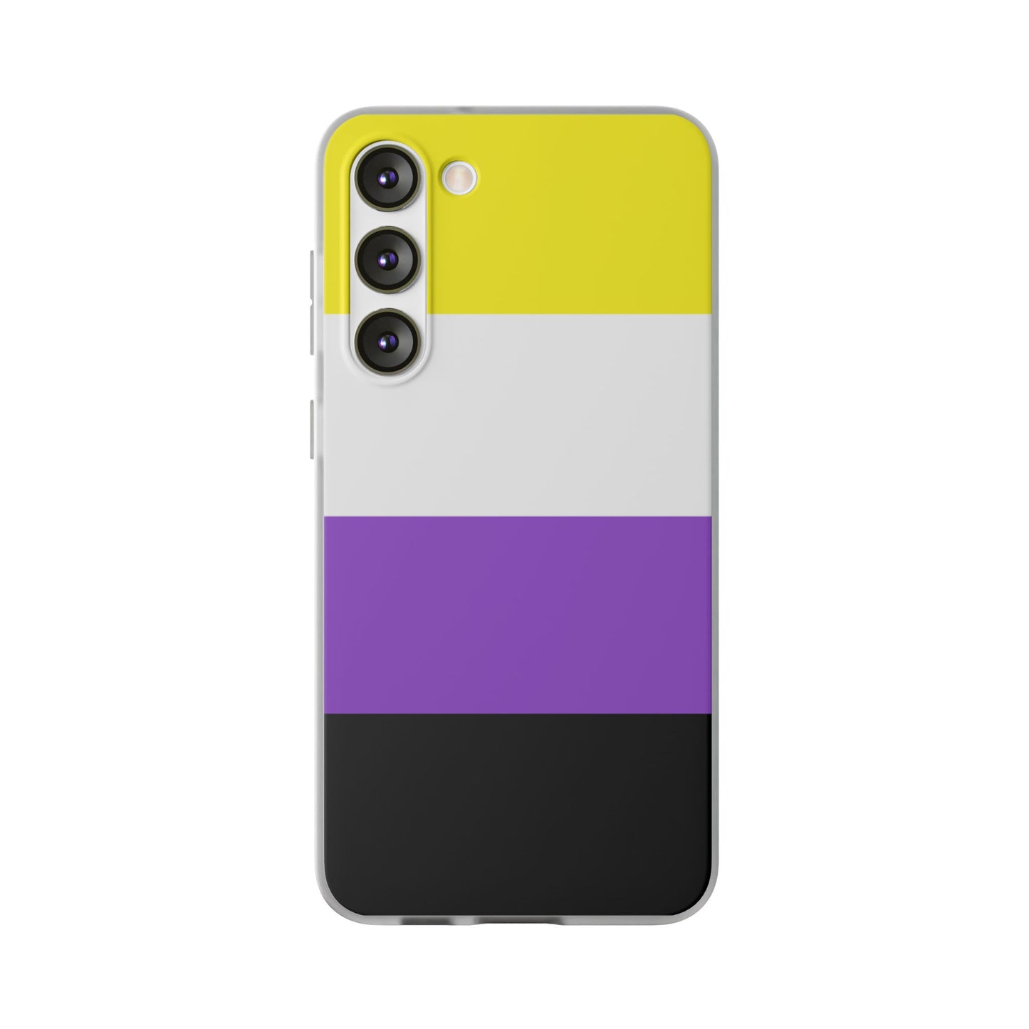Non-Binary Pride Flag Samsung Flexi Case - Multiple Generations