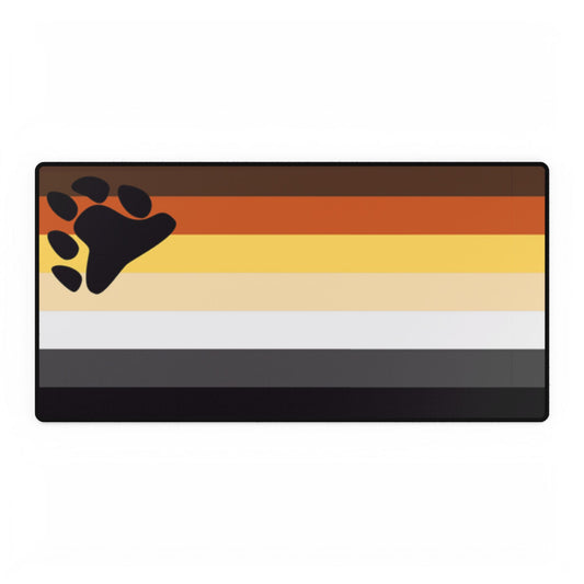 Bear Pride Flag Desk Mat