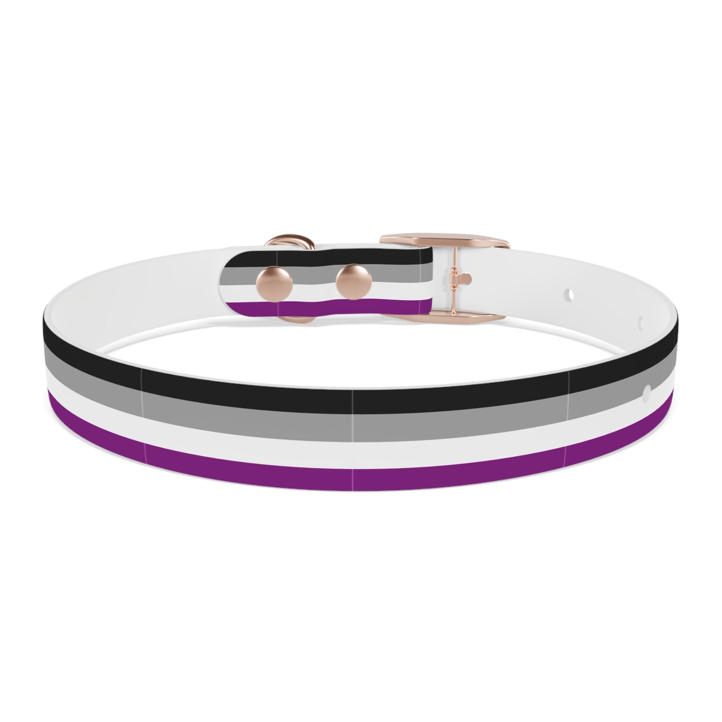Asexual Pride Flag Dog Collar