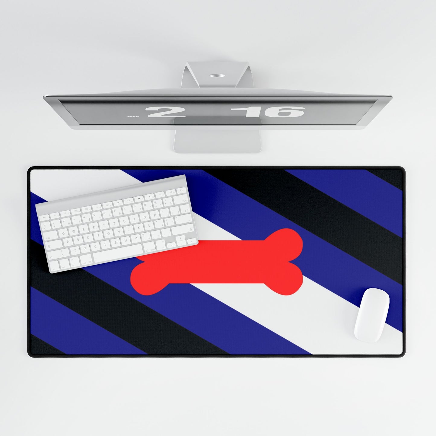 Pup Play Pride Flag Desk Mat