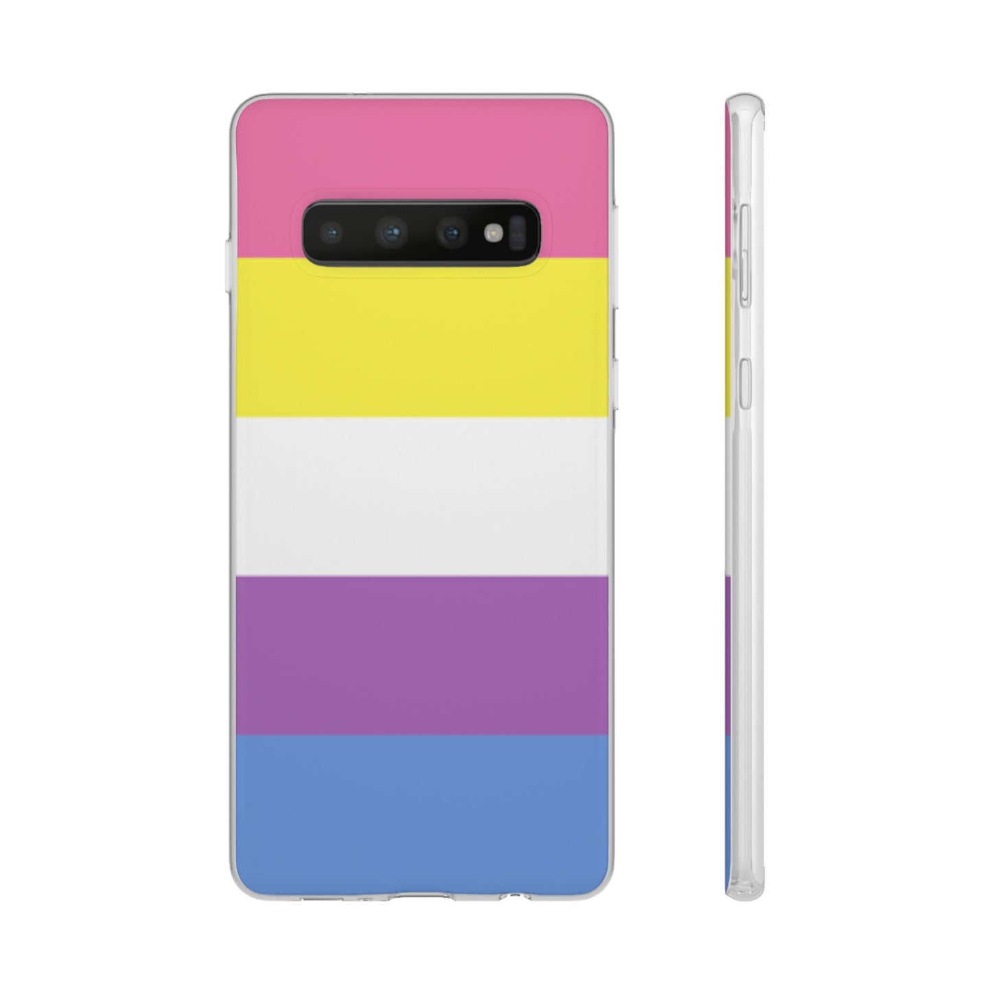 Bigender Pride Flag Samsung Flexi Case - Multiple Generations