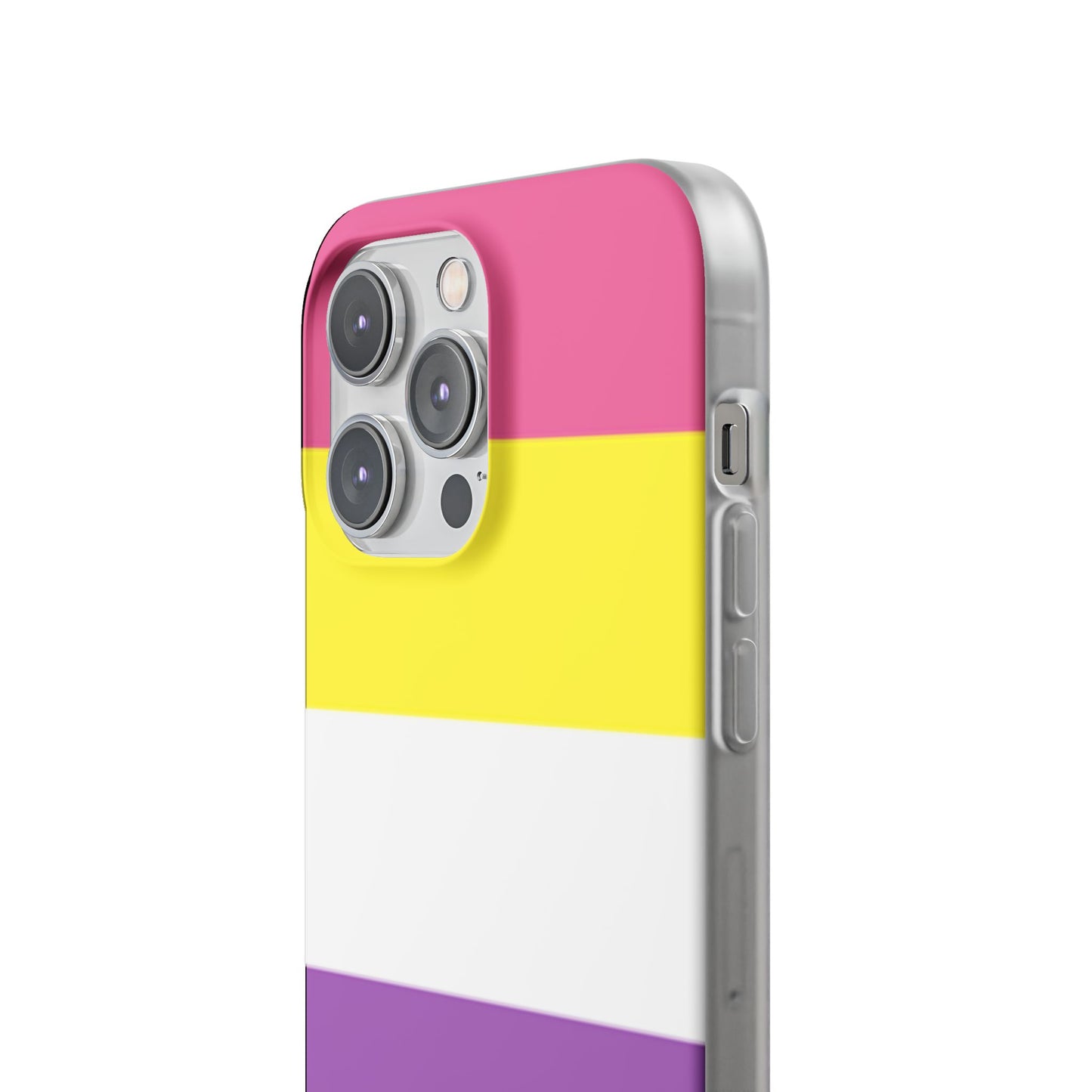 Bigender Pride Flag iPhone Flexi Case - Multiple Generations