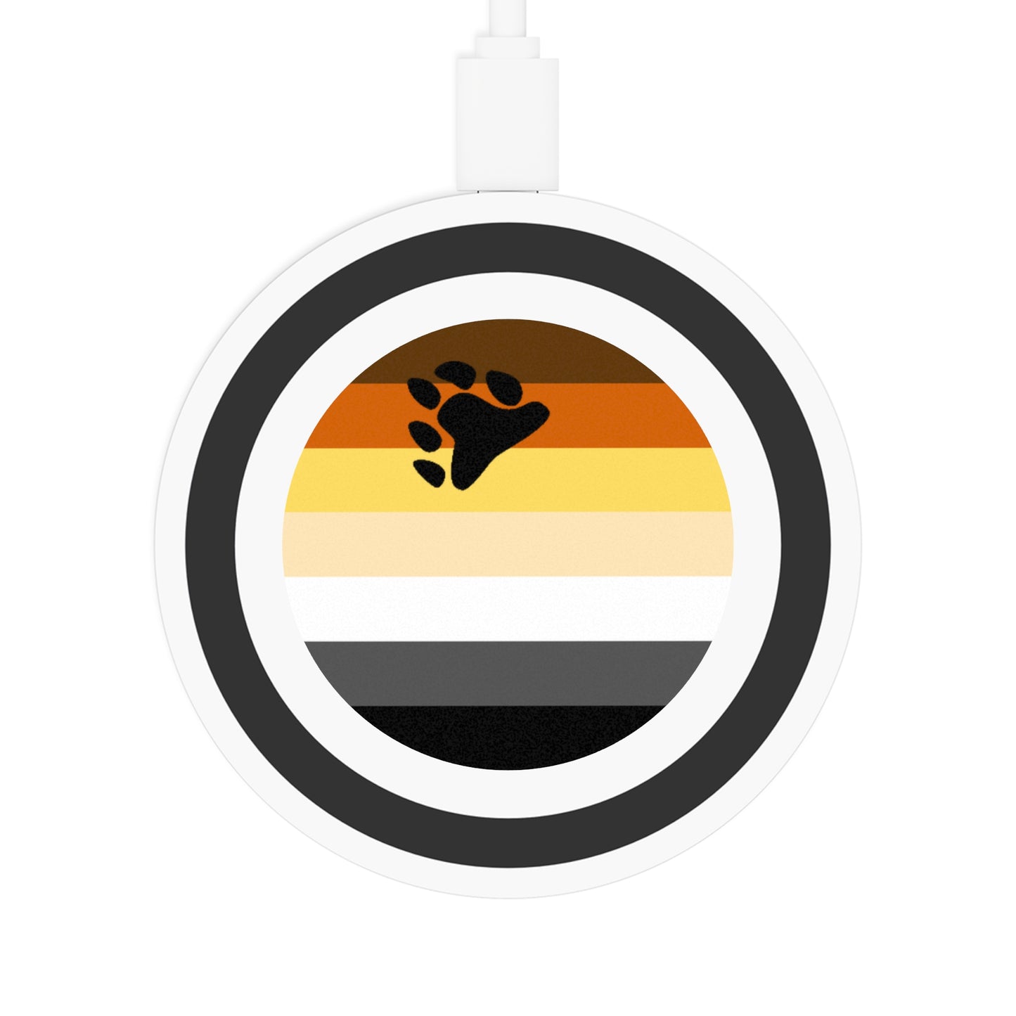 Bear Pride Flag Wireless Charger