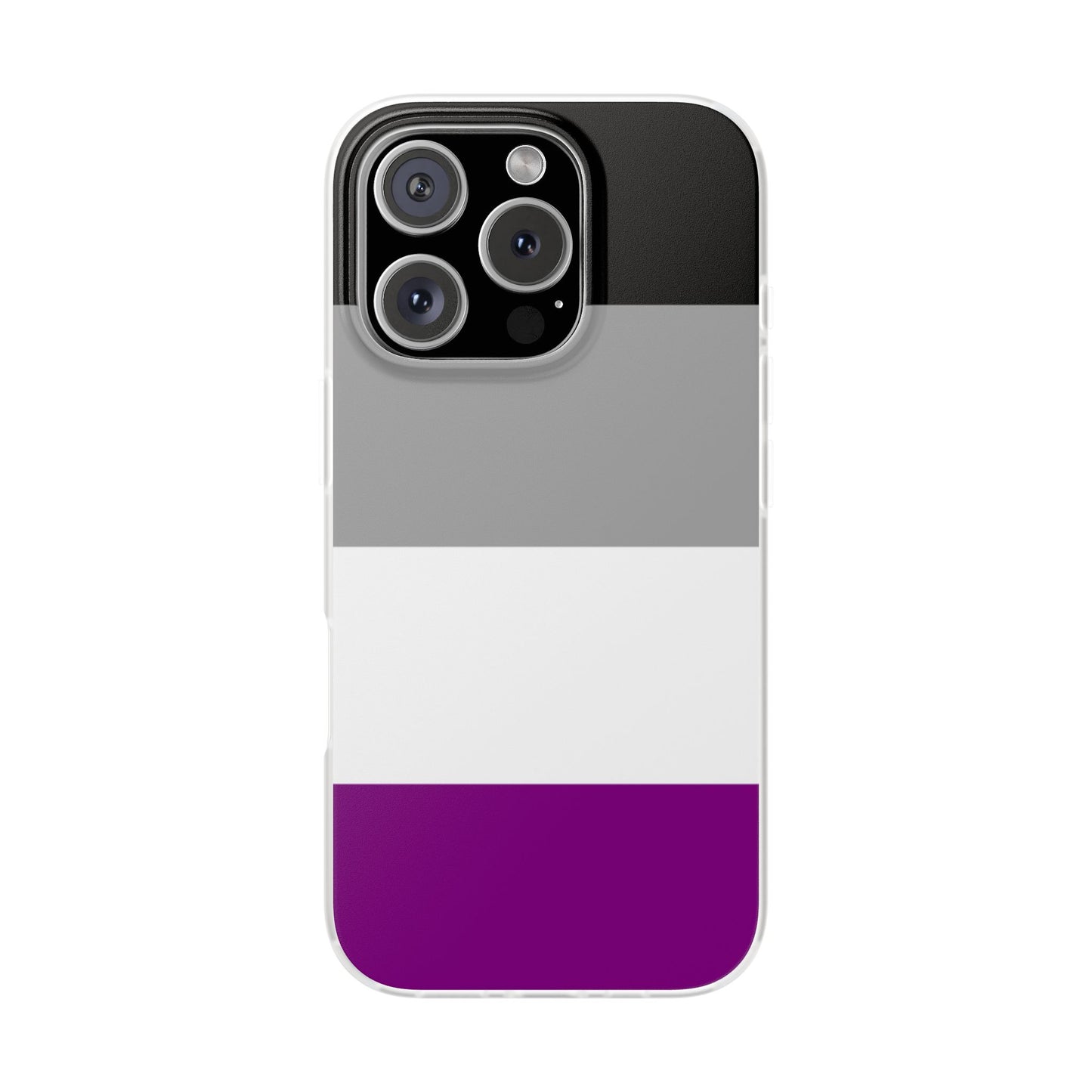 Asexual Pride Flag iPhone Flexi Case - Multiple Generations