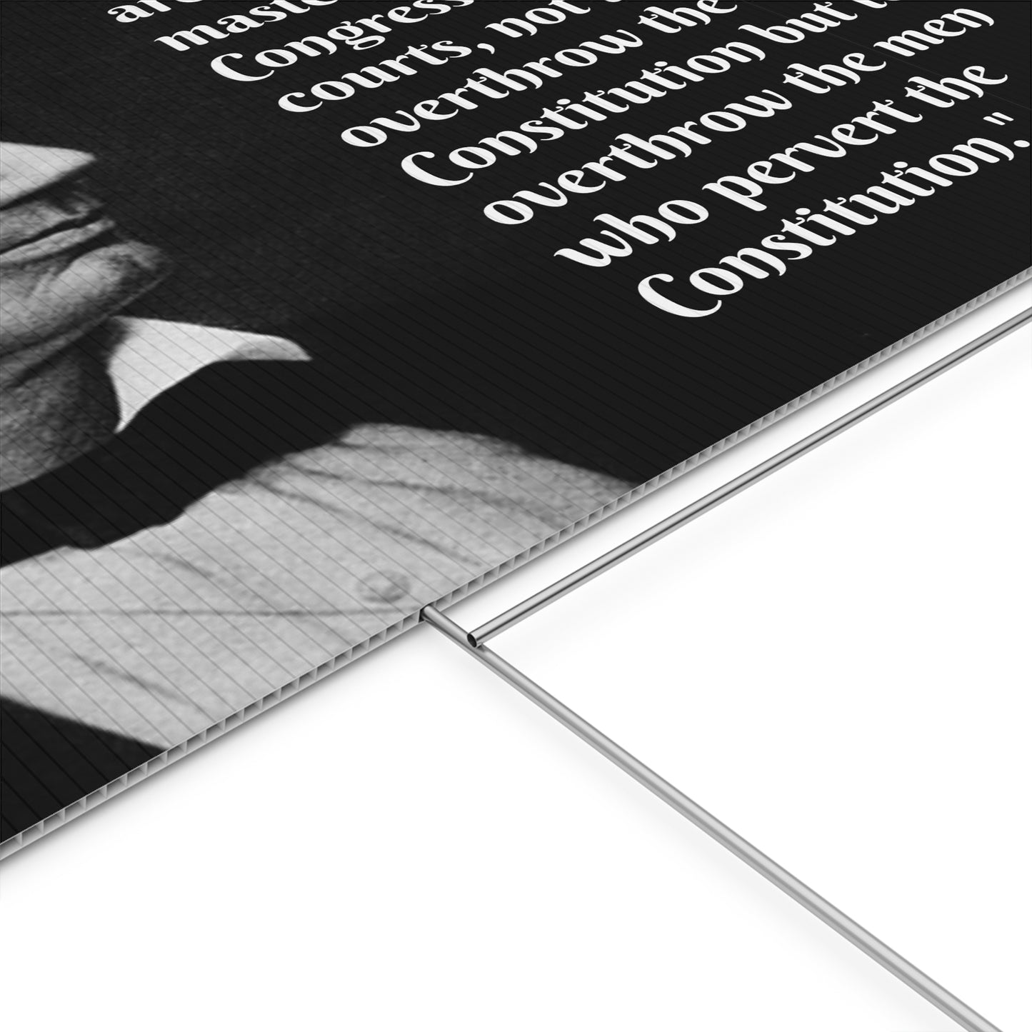 Lincoln Quote Protest/Yard Sign