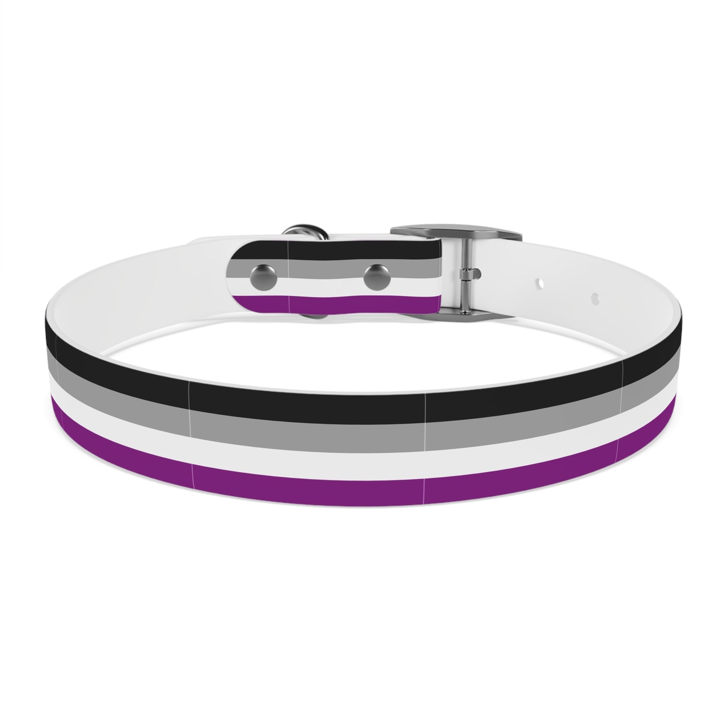 Asexual Pride Flag Dog Collar