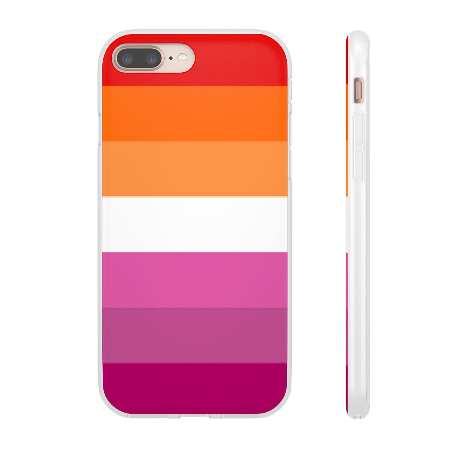 Lesbian Pride Flag iPhone Flexi Case - Multiple Generations