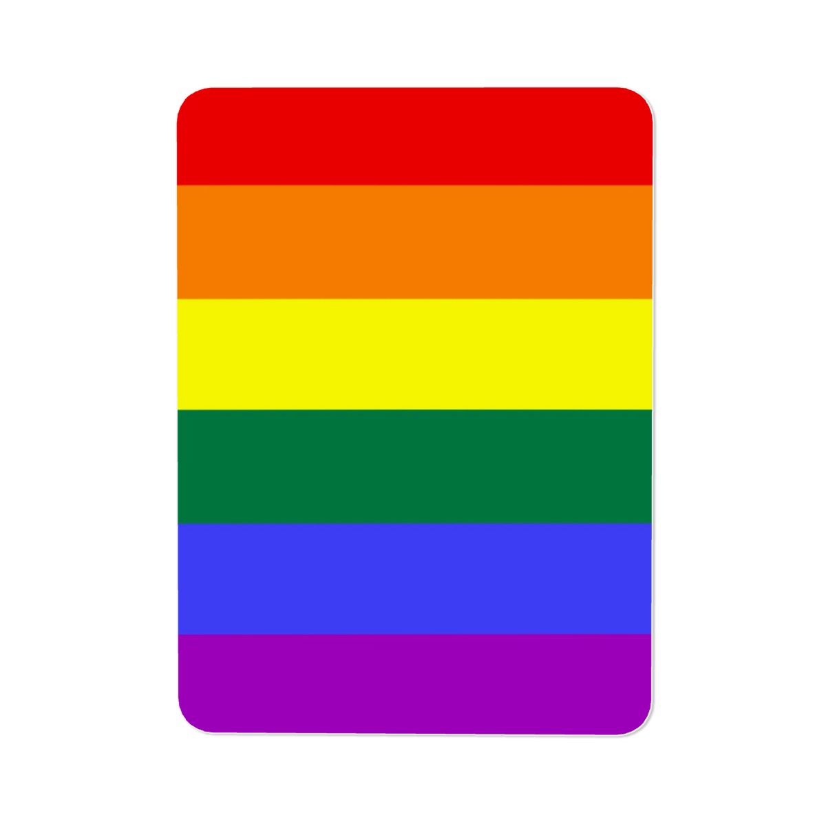 Rainbow Pride Flag Rectangle Magnet