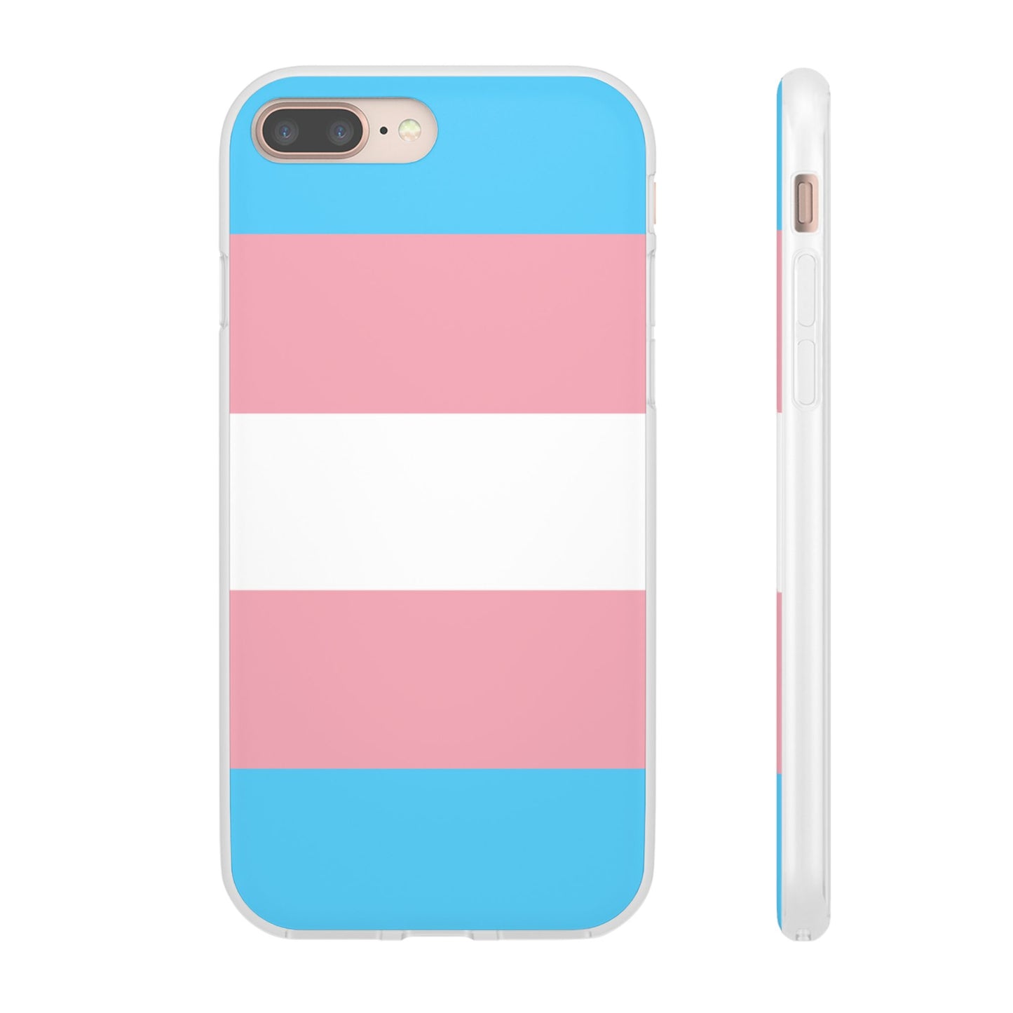 Transgender Pride Flag iPhone Flexi Case - Multiple Generations