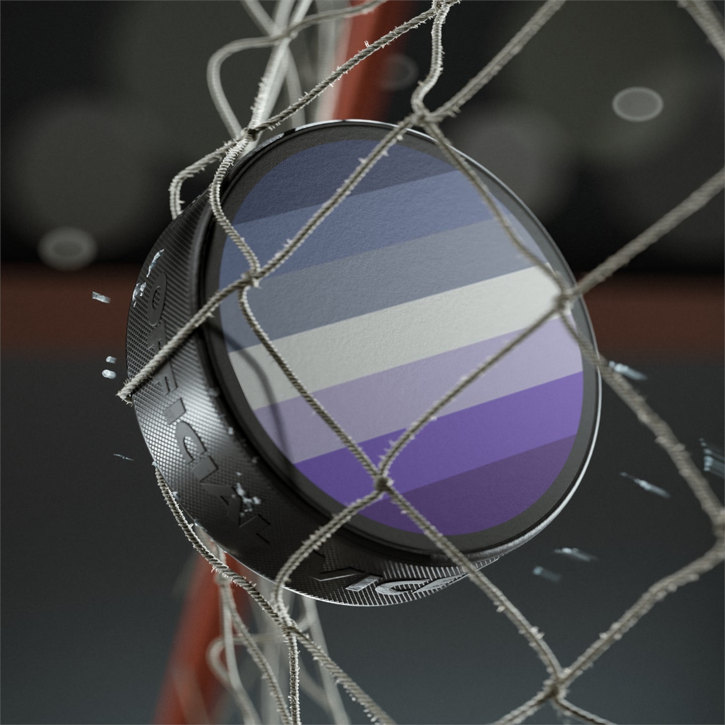Butch Pride Flag (dorian-rutherford) Hockey Puck