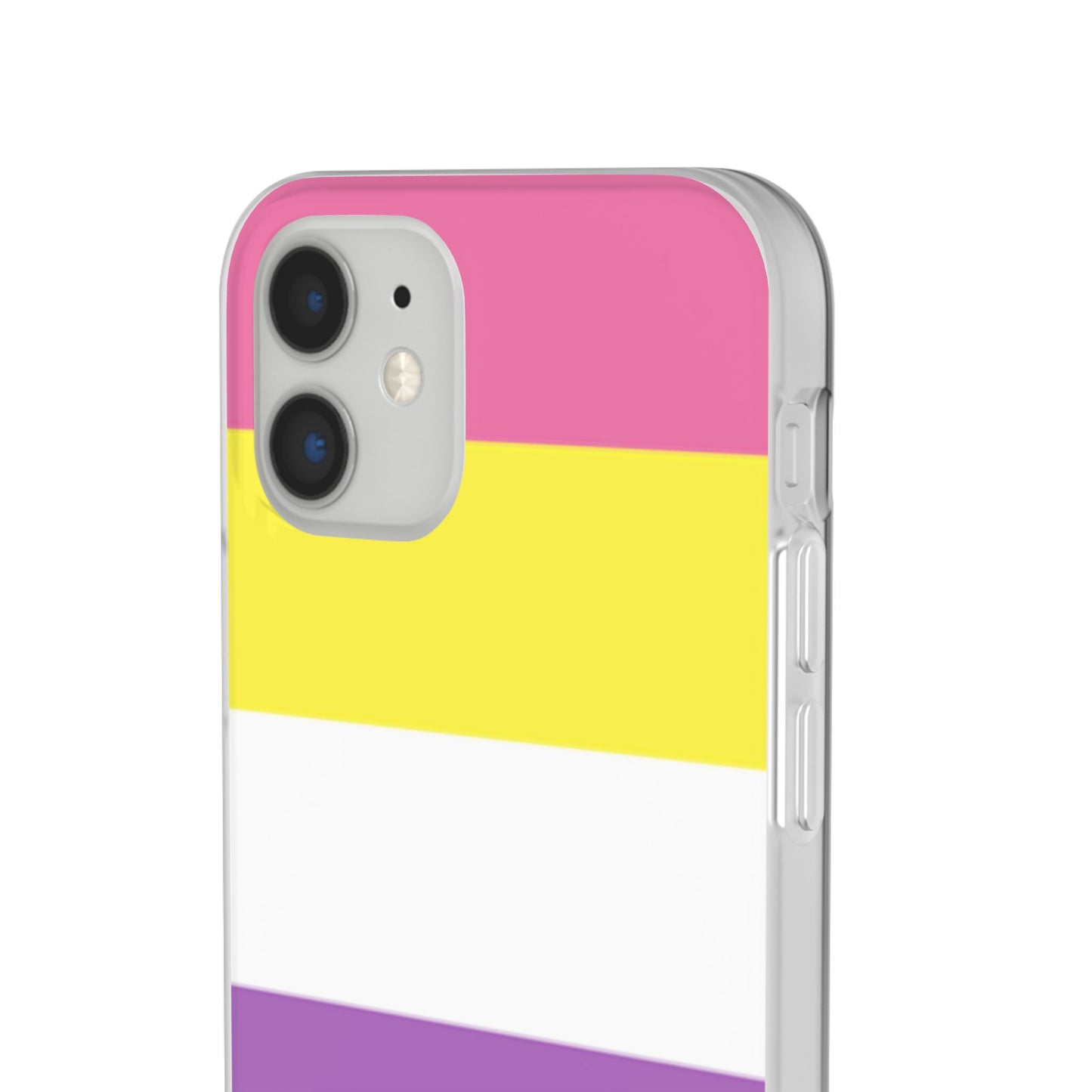 Bigender Pride Flag iPhone Flexi Case - Multiple Generations