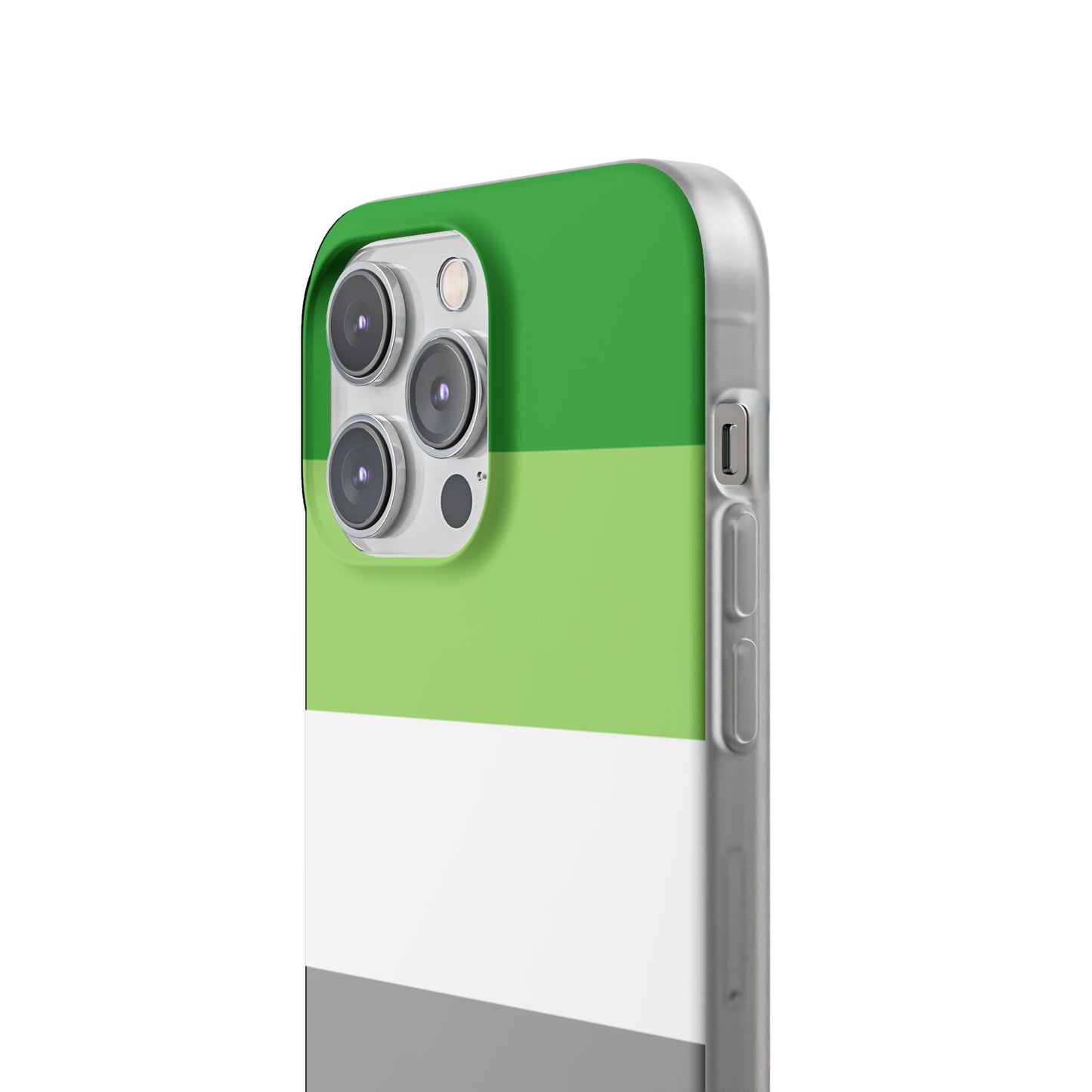 Aromantic Pride Flag iPhone Flexi Case - Multiple Generations