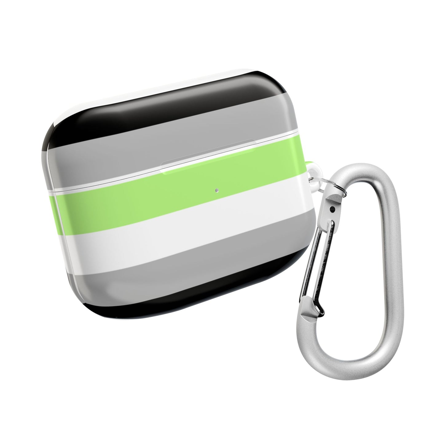 Agender Pride Flag AirPod Case - Multiple Generations