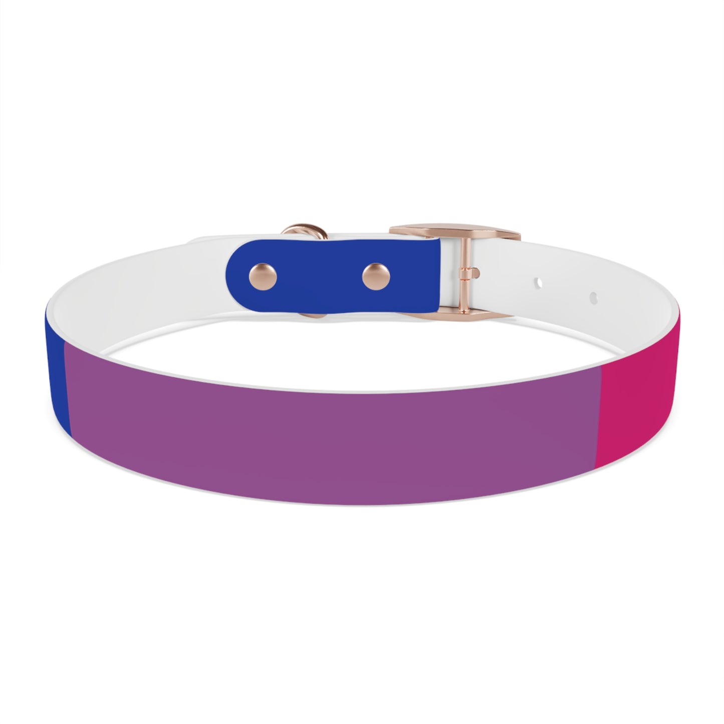 Bisexual Pride Flag Dog Collar