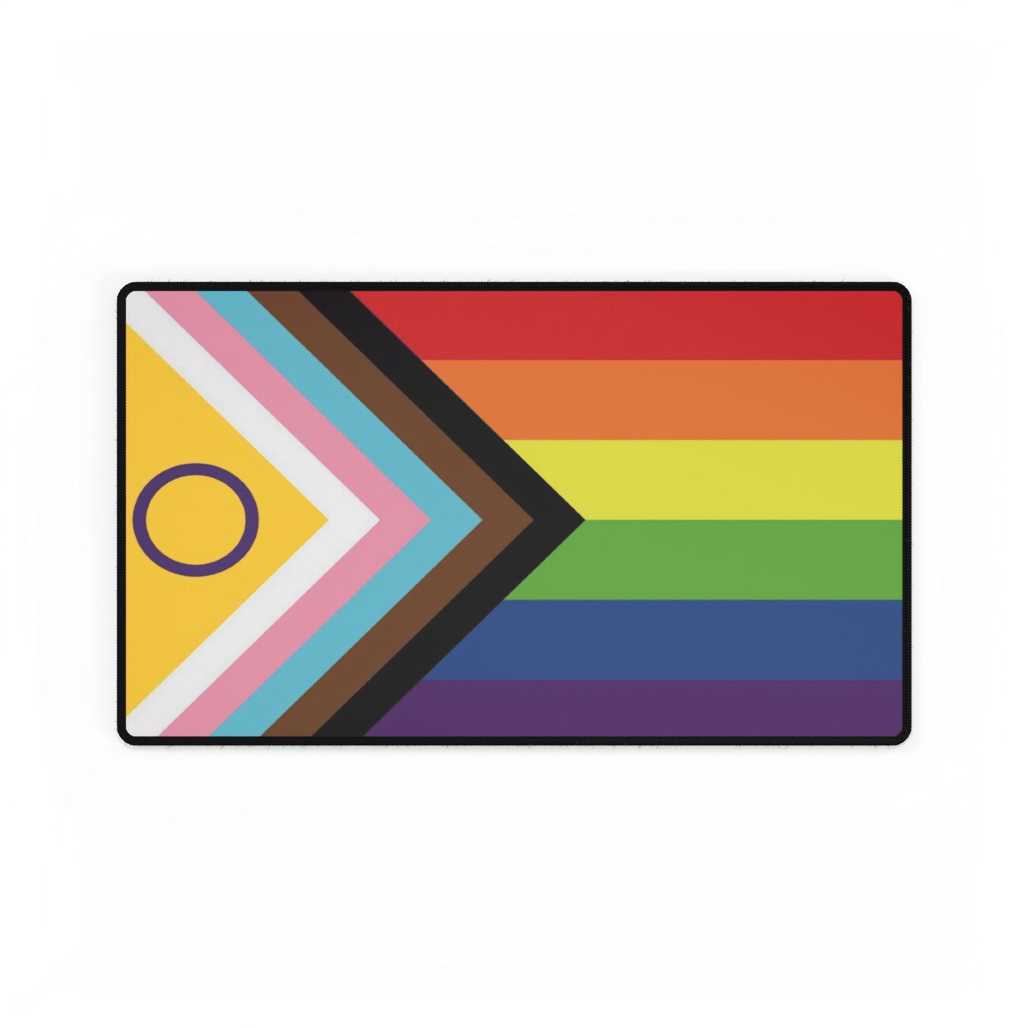 Inclusive Pride Progress Flag Desk Mat