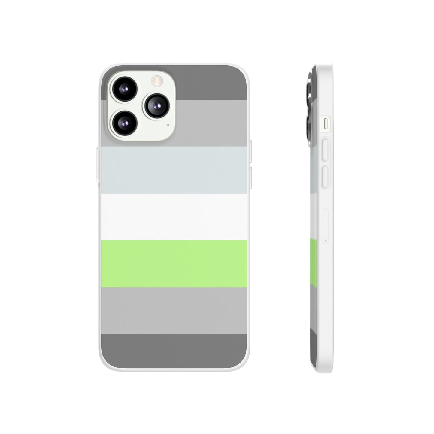 Demiagender Pride Flag iPhone Flexi Case - Multiple Generations
