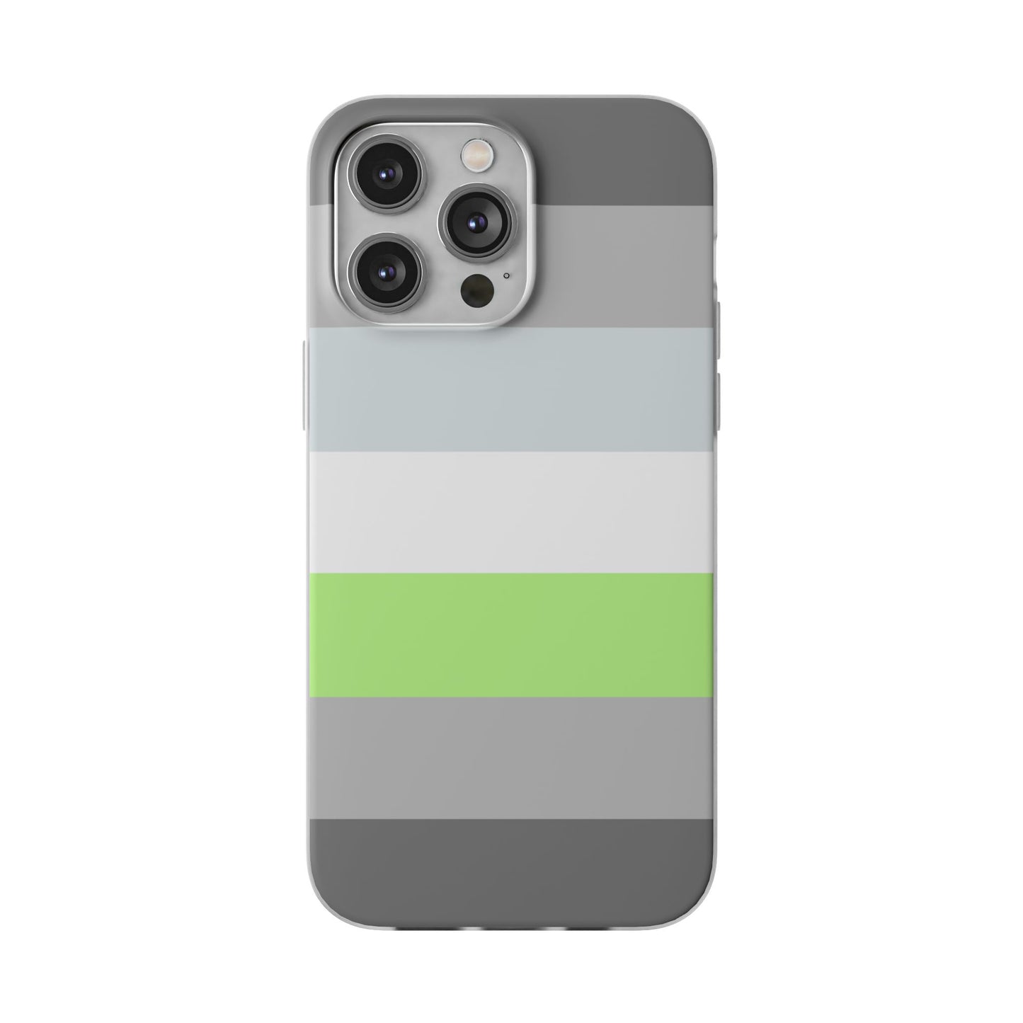 Demiagender Pride Flag iPhone Flexi Case - Multiple Generations