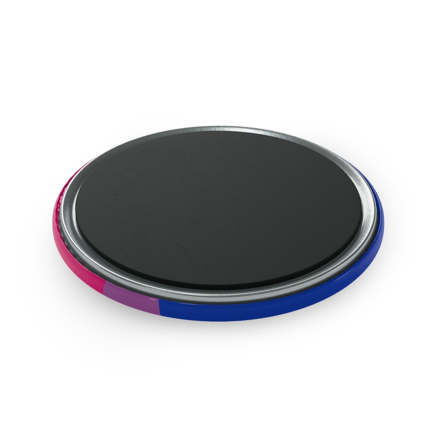 Bisexual Pride Flag Round Button Magnet
