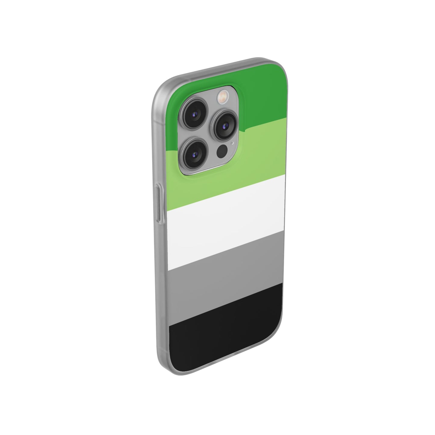 Aromantic Pride Flag iPhone Flexi Case - Multiple Generations
