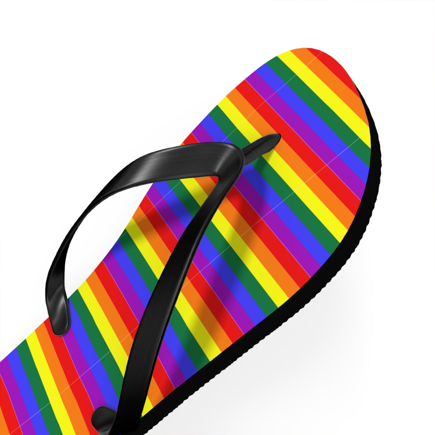 Pride Rainbow Flag Flip Flops for Summer Fun