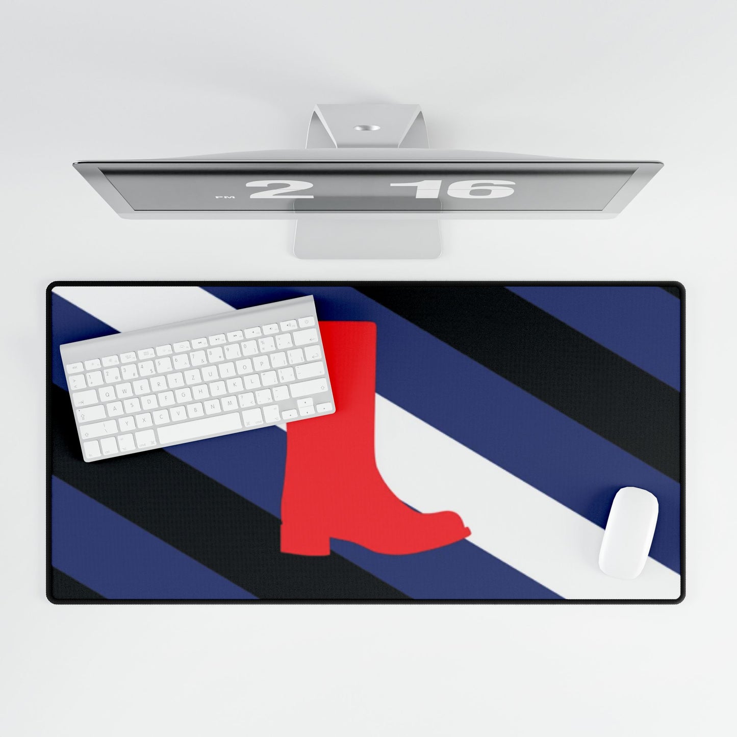 Boot Fetish Pride Flag Desk Mat