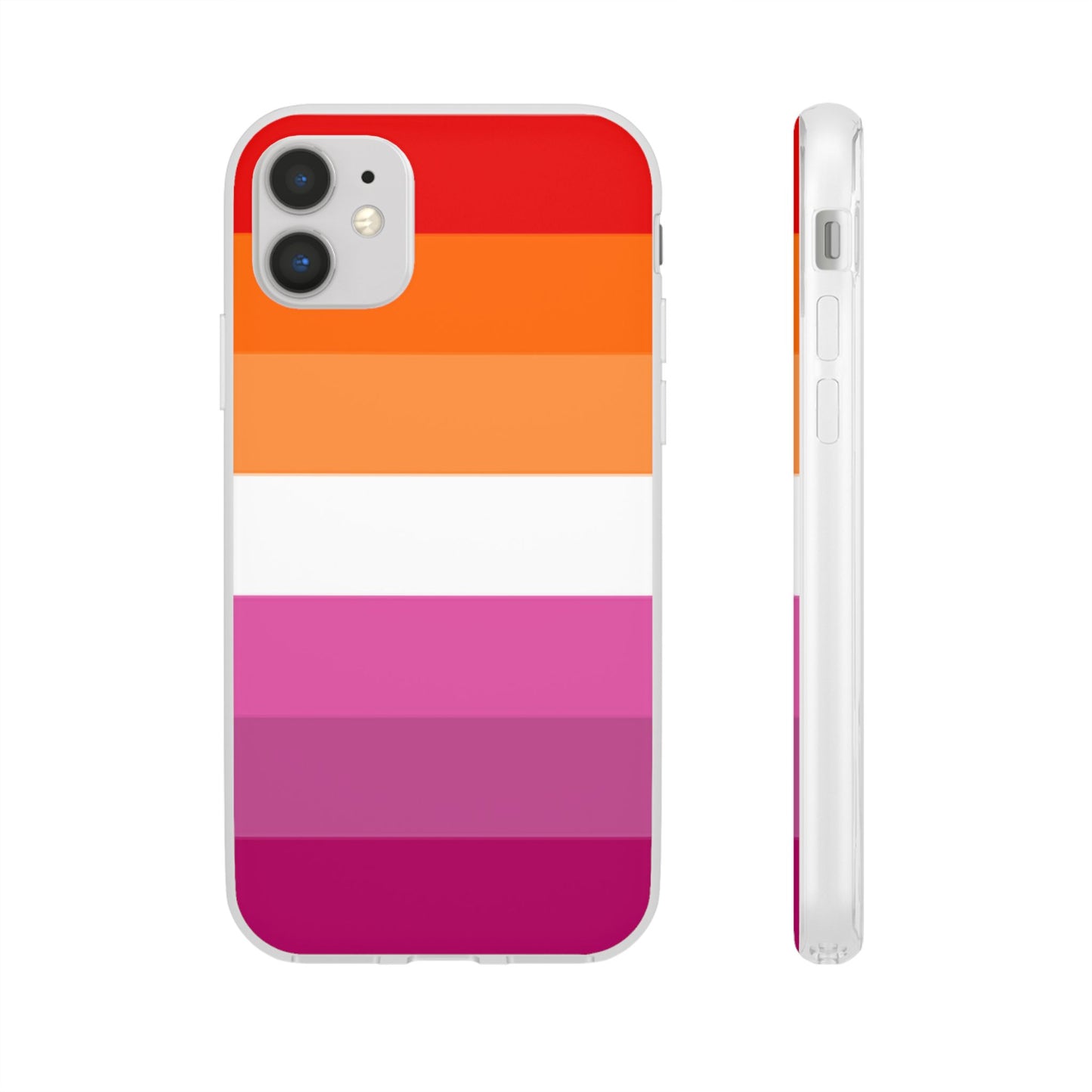 Lesbian Pride Flag iPhone Flexi Case - Multiple Generations