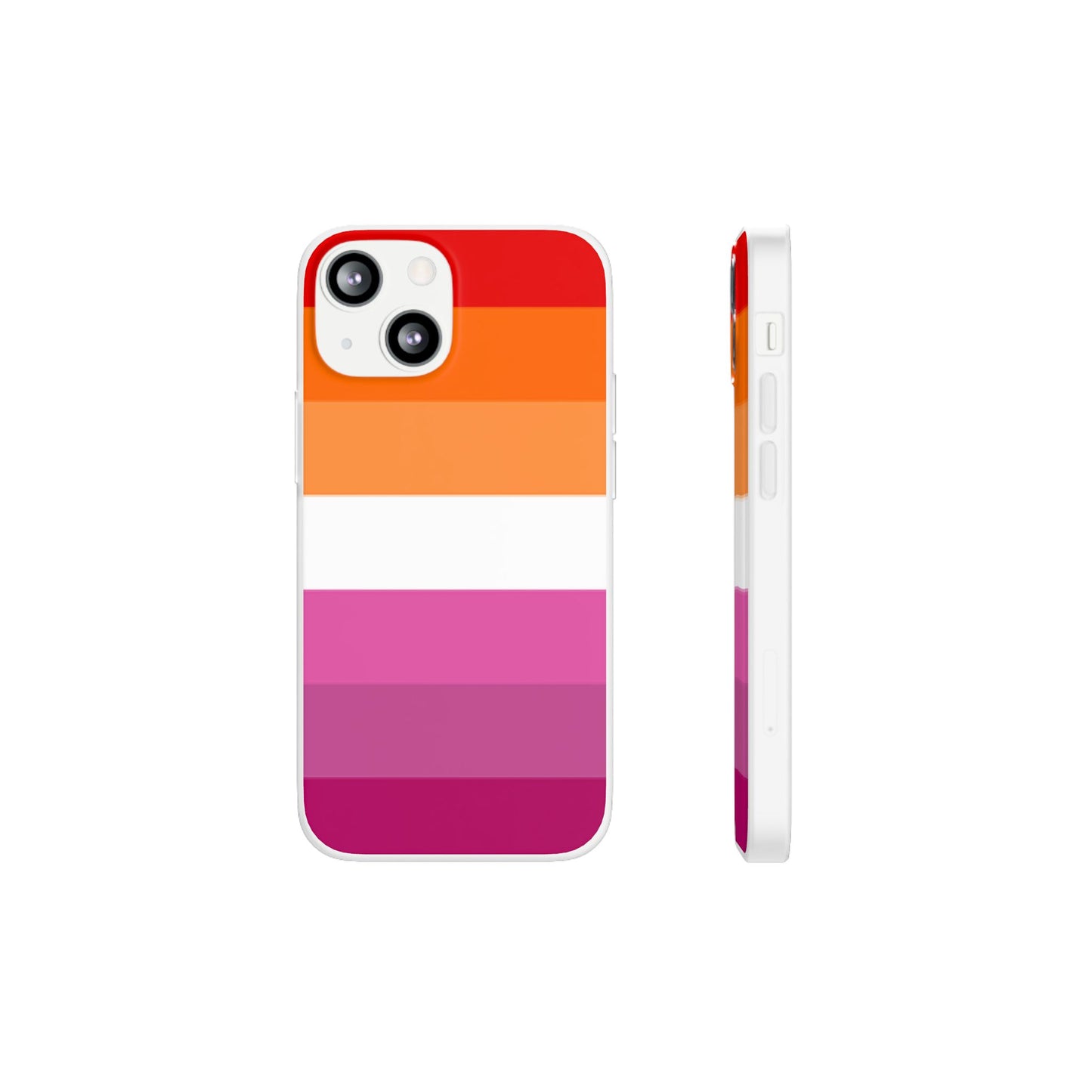 Lesbian Pride Flag iPhone Flexi Case - Multiple Generations