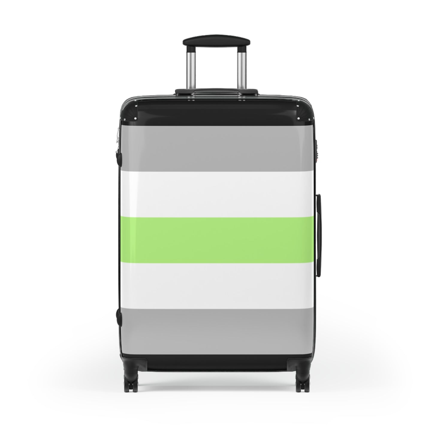 Agender Pride Flag Travel Luggage
