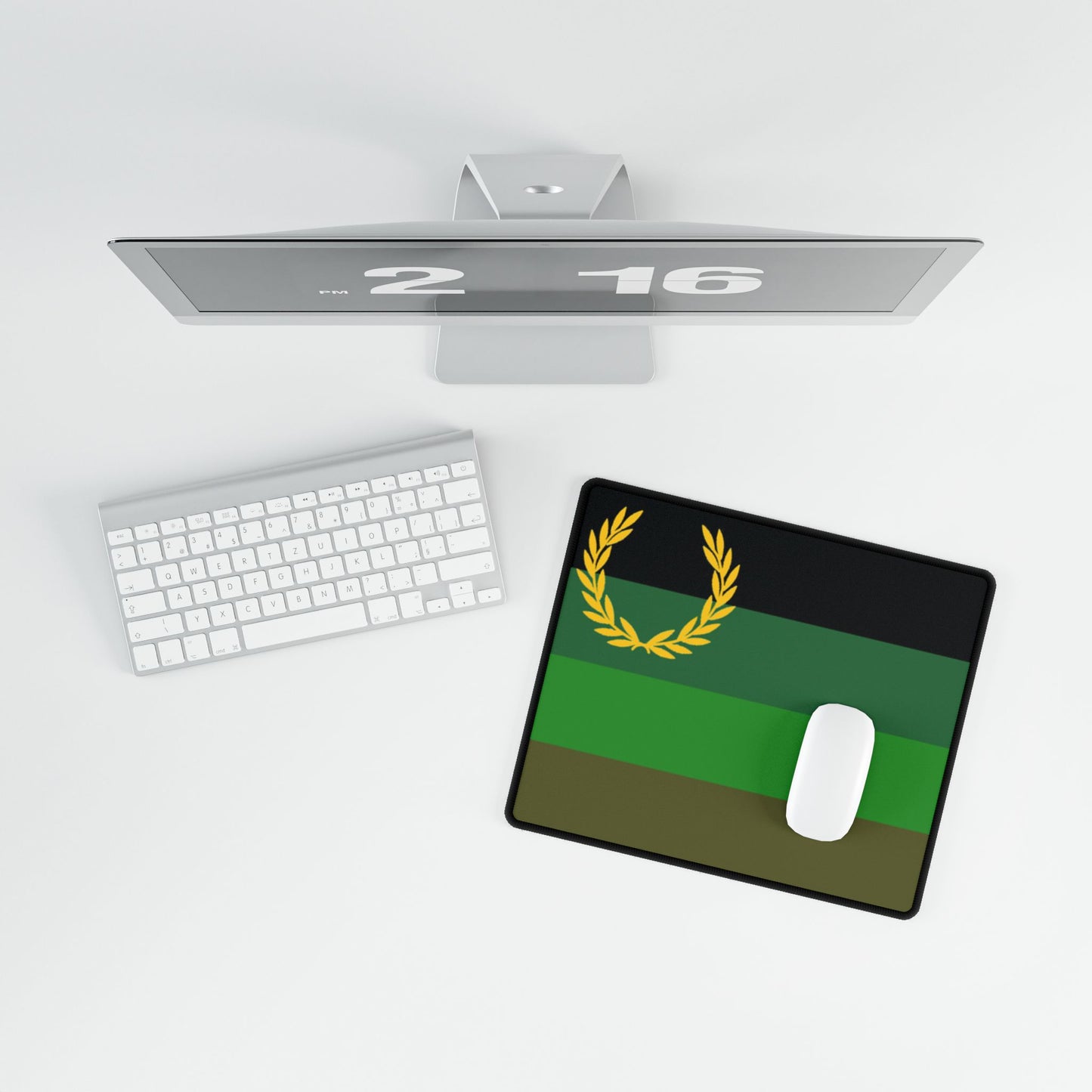 Military Fetish Pride Flag Desk Mat