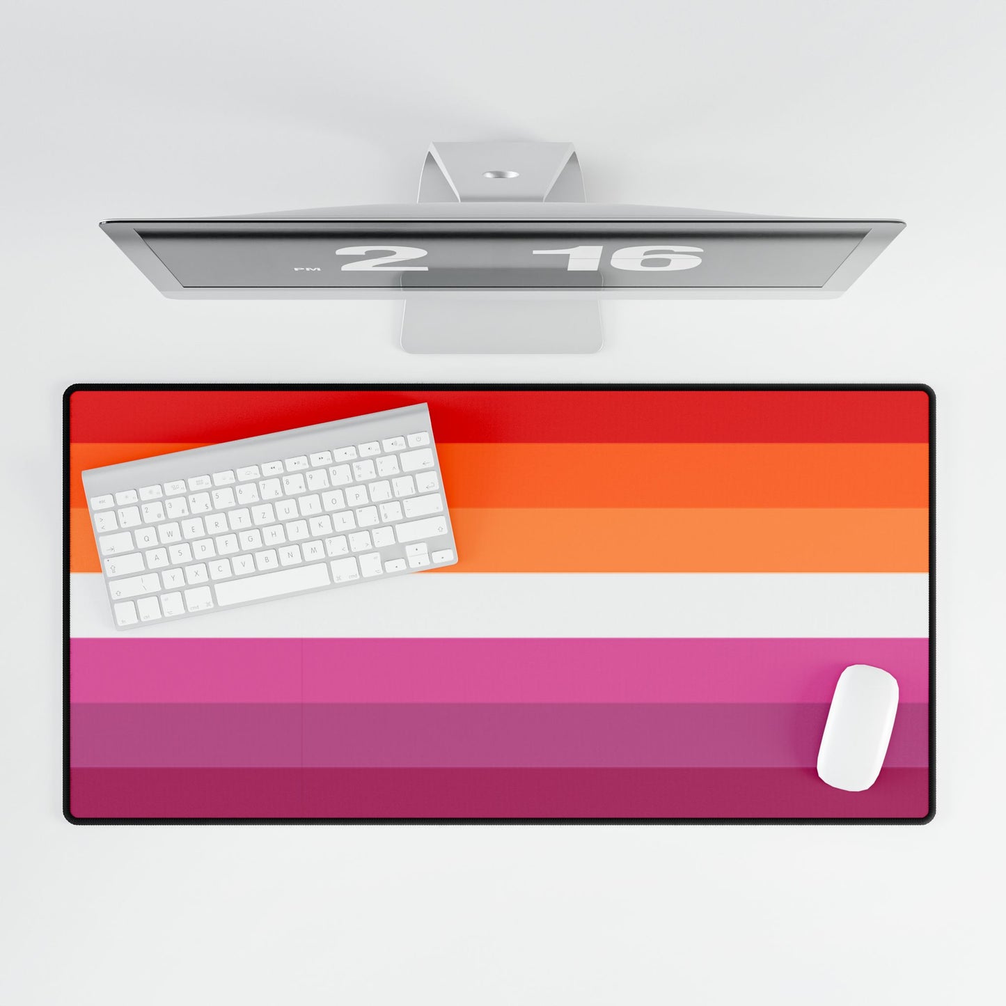 Lesbian Pride Flag Desk Mat