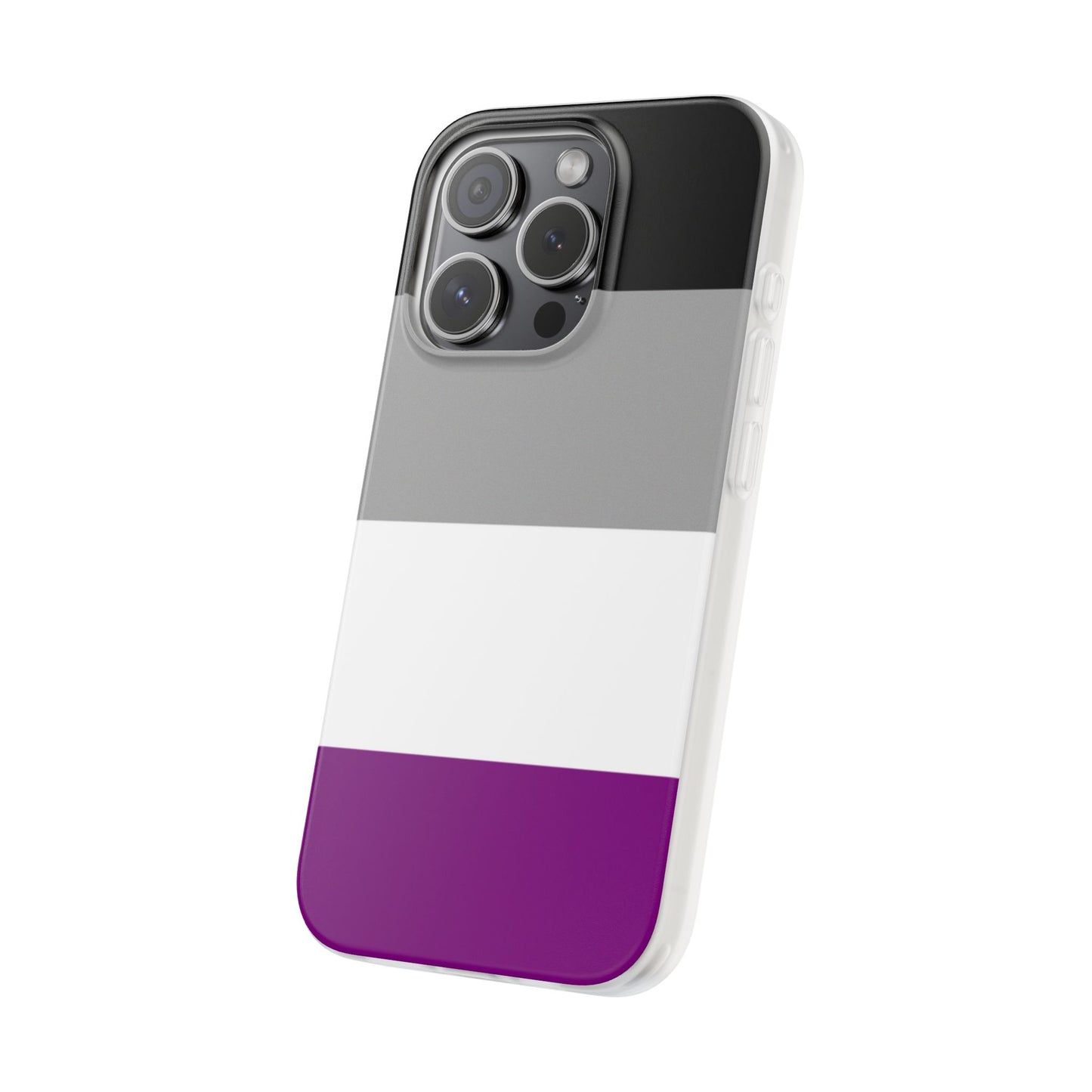 Asexual Pride Flag iPhone Flexi Case - Multiple Generations