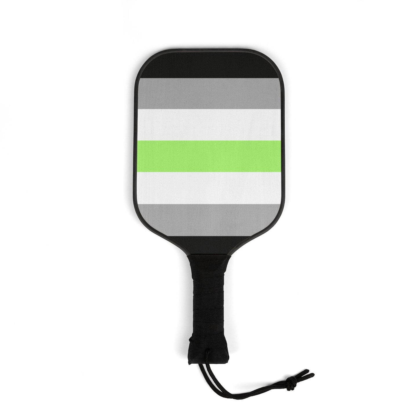 Agender Pride Flag Pickleball Paddle Set