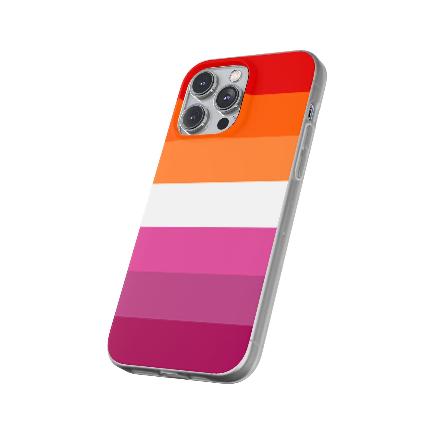 Lesbian Pride Flag iPhone Flexi Case - Multiple Generations