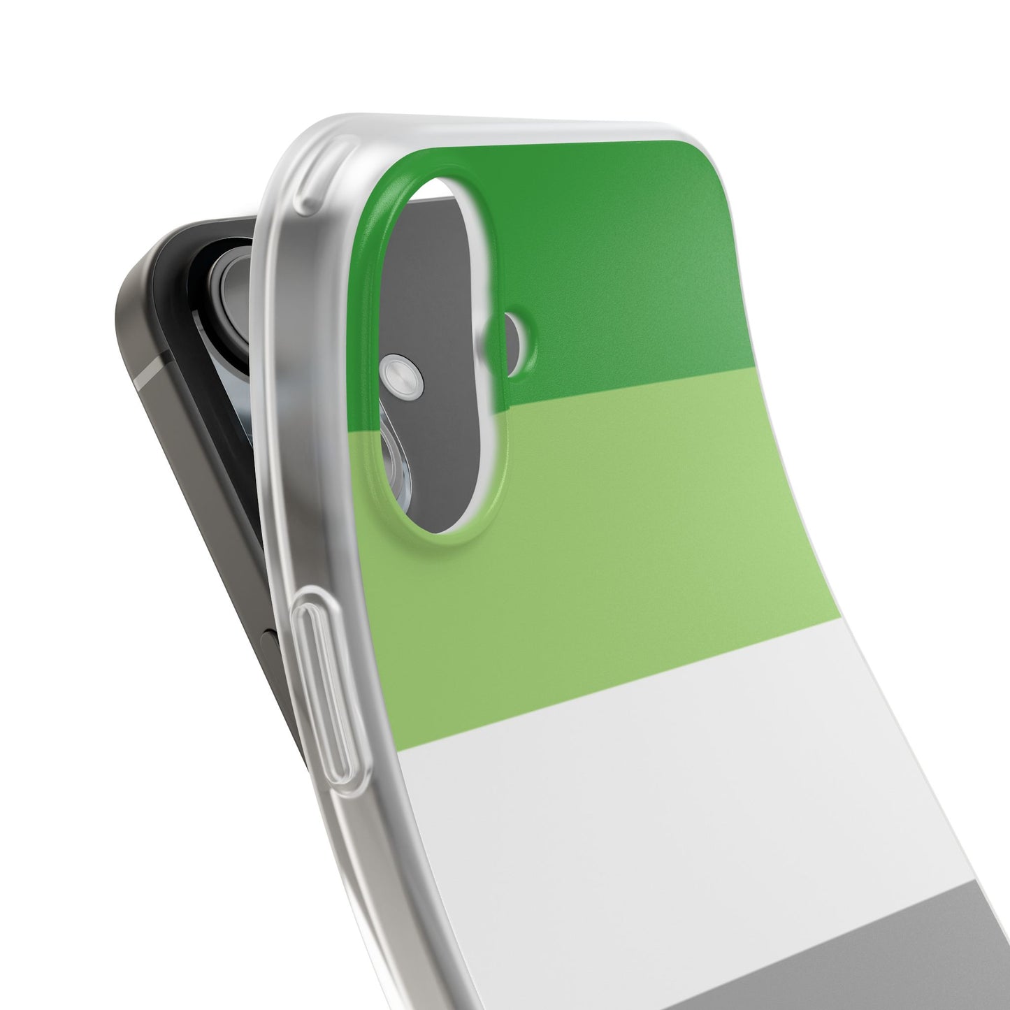 Aromantic Pride Flag iPhone Flexi Case - Multiple Generations