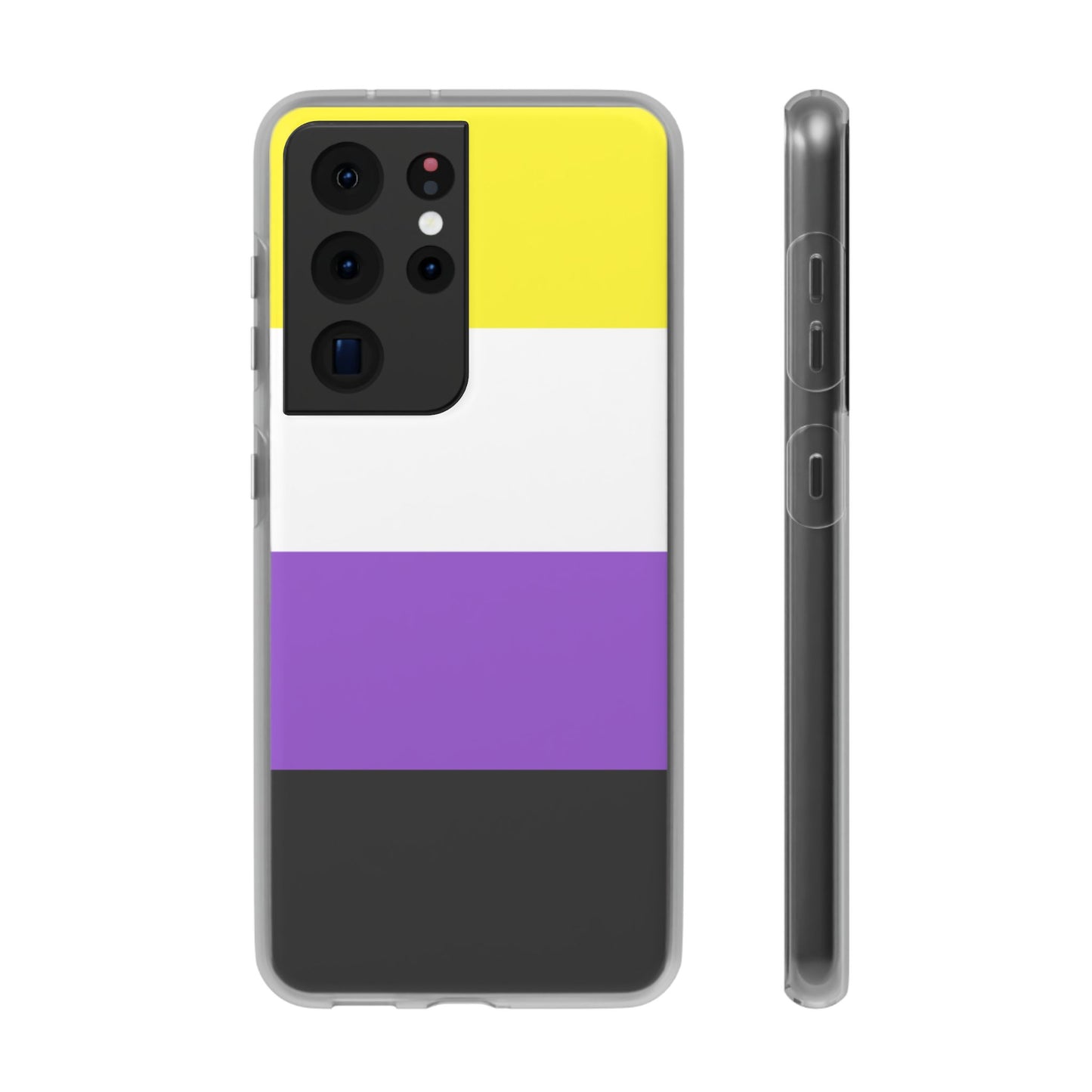 Non-Binary Pride Flag Samsung Flexi Case - Multiple Generations