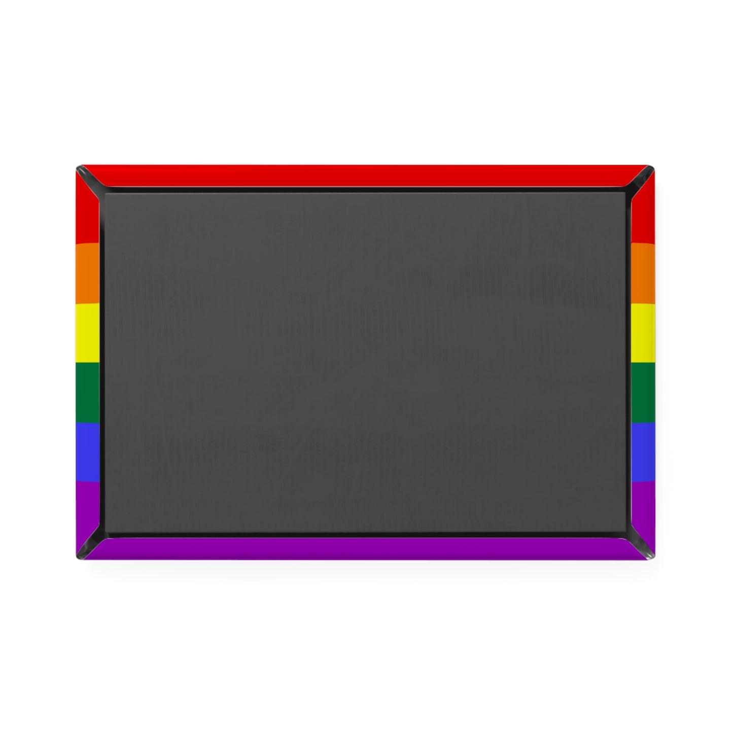 QPOC Pride Flag Rectangle Magnet