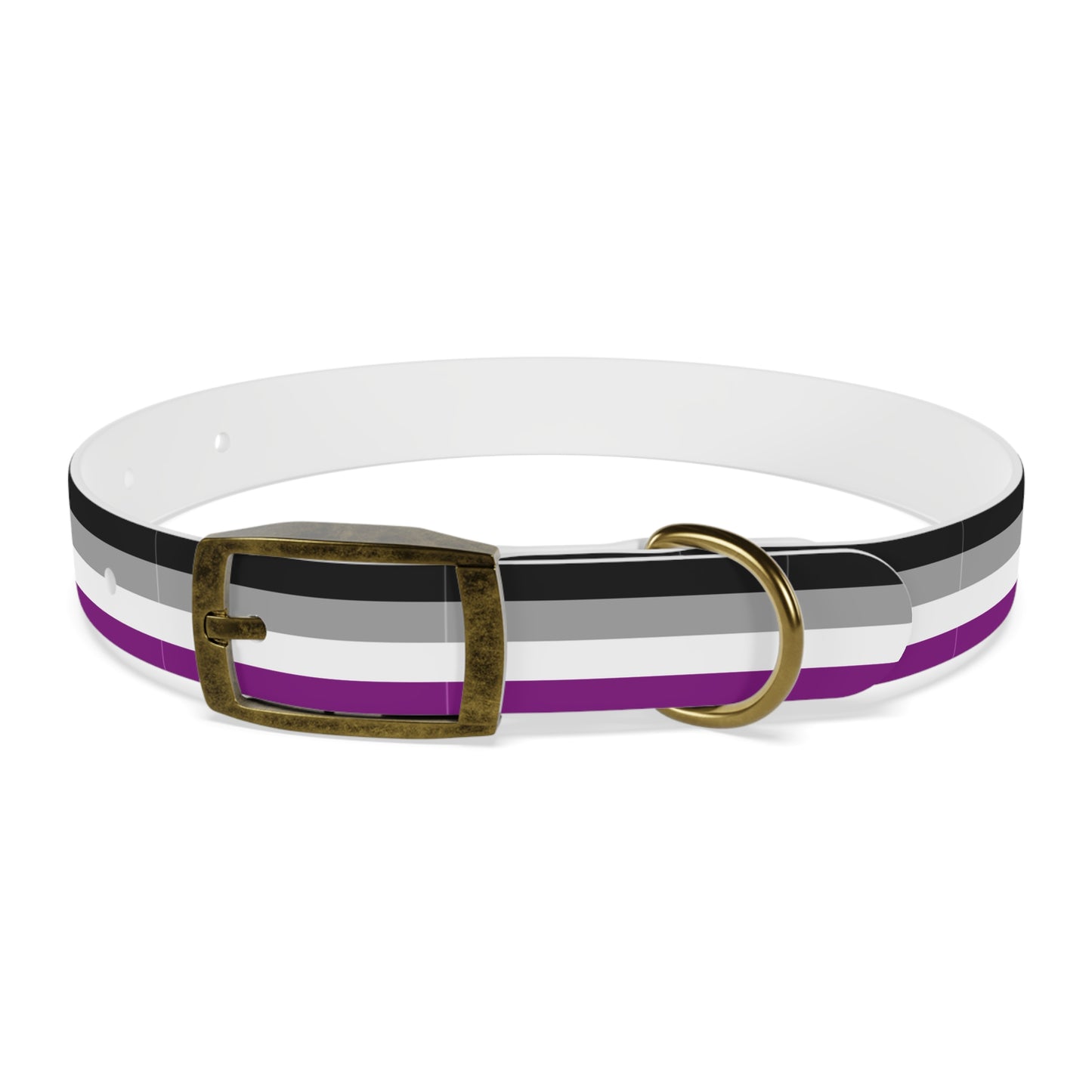 Asexual Pride Flag Dog Collar